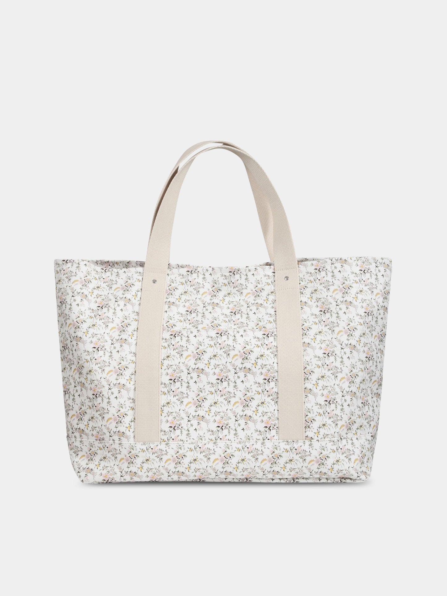 Borsa-mamma bianco per neonata con stampa floreale,Bonpoint,S03ZBAW00100 502B
