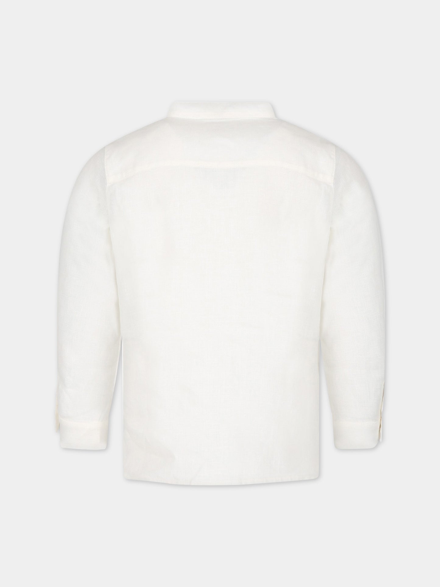 Camicia bianca per bambino,Zhoe & Tobiah,LIN3 1