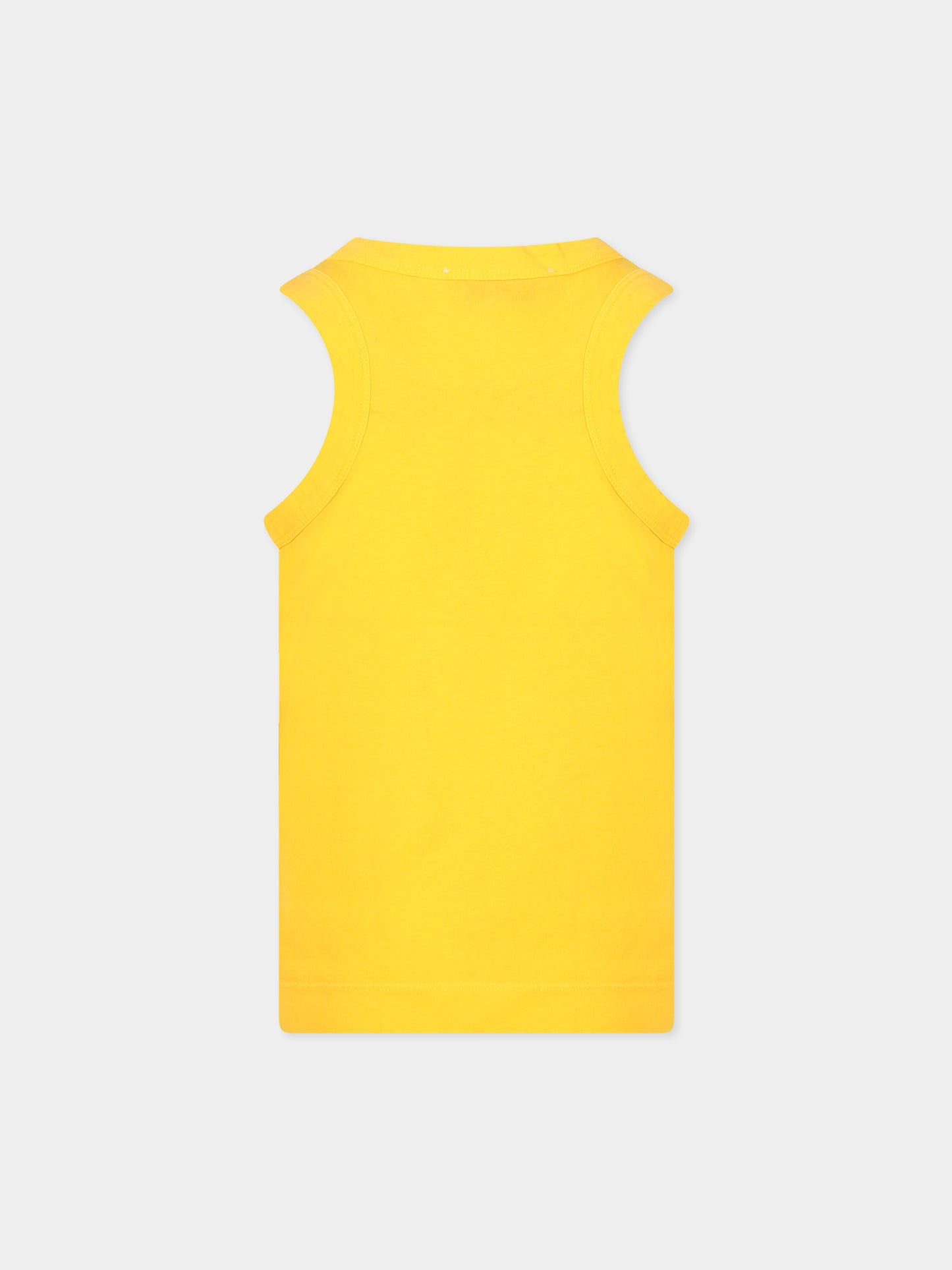 Canotta gialla per bambini con stampa,The Animals Observatory,S23005 292 BR