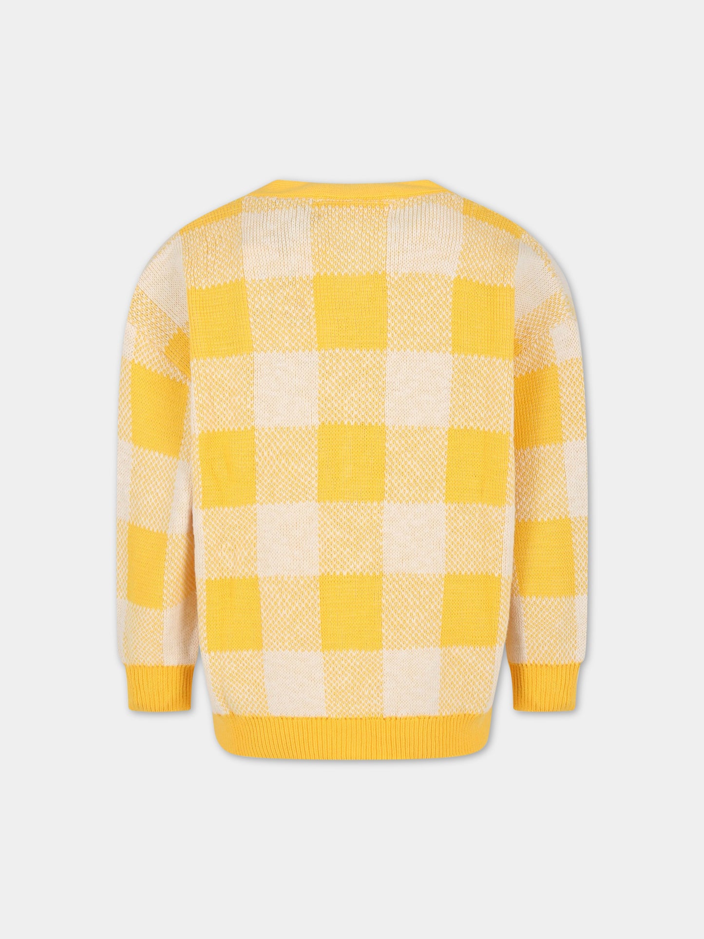 Cardigan multicolor per bambino con fiore ricamato,Bobo Choses,123AC135