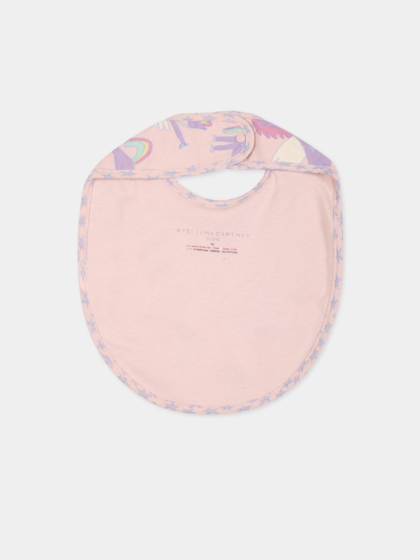 Set rosa per neonata con unicorni e stelle,Stella Mccartney Kids,TTB049 Z1467 505MC
