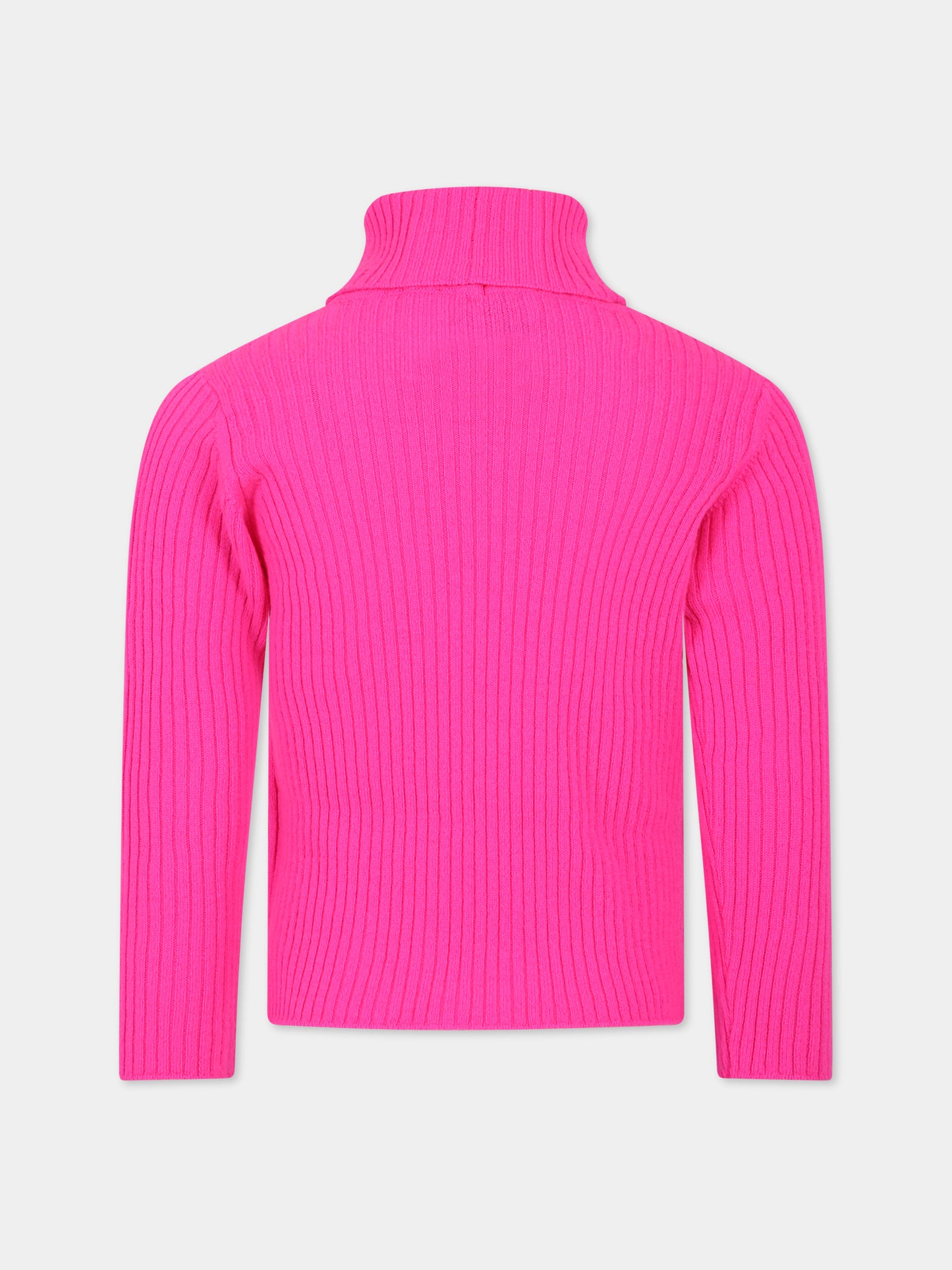 Dolcevita fucsia per bambina con logo,Emilio Pucci Junior,PT9A60 W0023 590