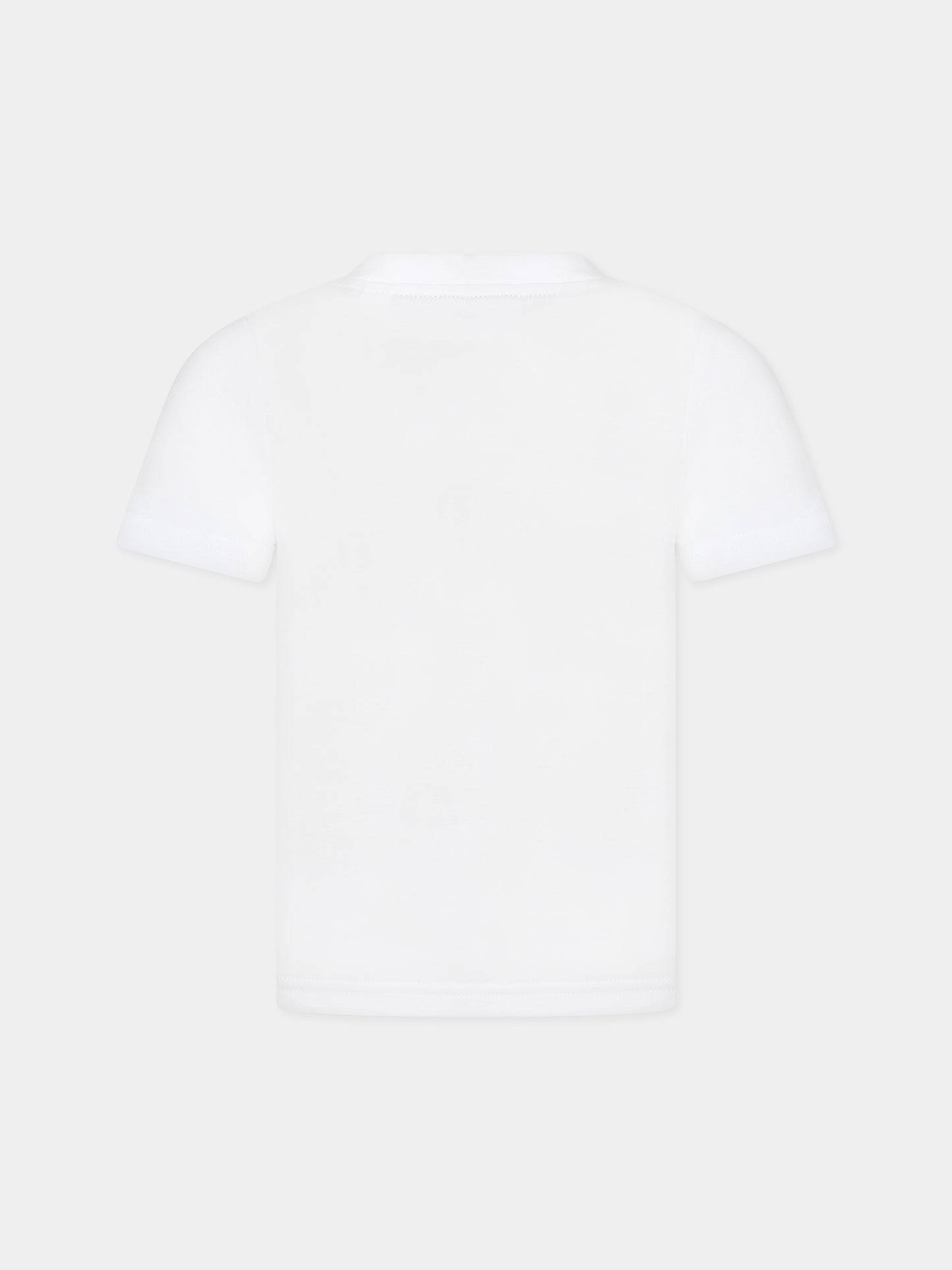 T-shirt bianca per bambino con logo,Timberland,T25U24 10P