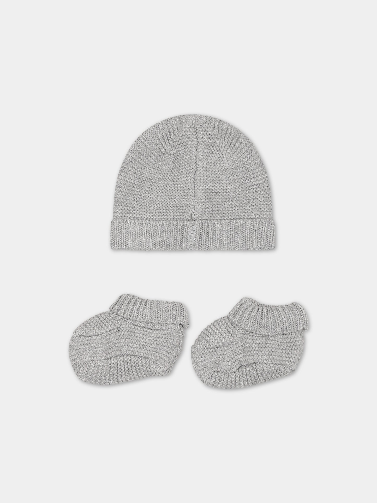 Set grigio per neonati con logo,Carrement Beau,Y98218 A06