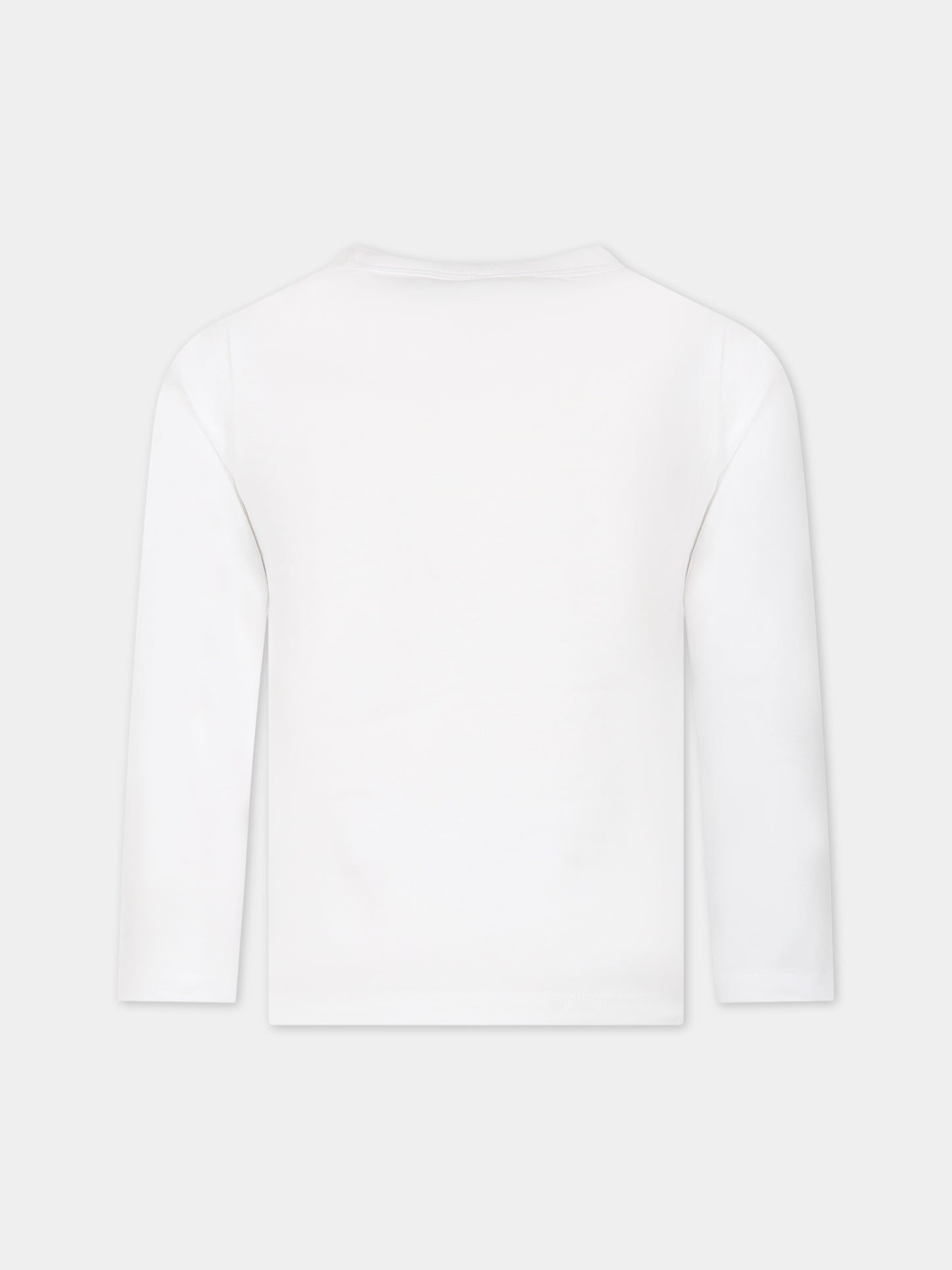 T-shirt bianca per bambina con logo,Little Marc Jacobs,W15676 10P