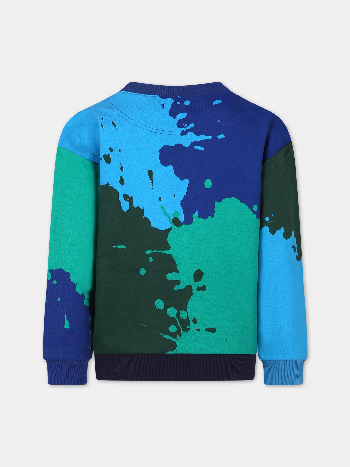 Felpa multicolor per bambino con logo,Little Marc Jacobs,W25625 V76