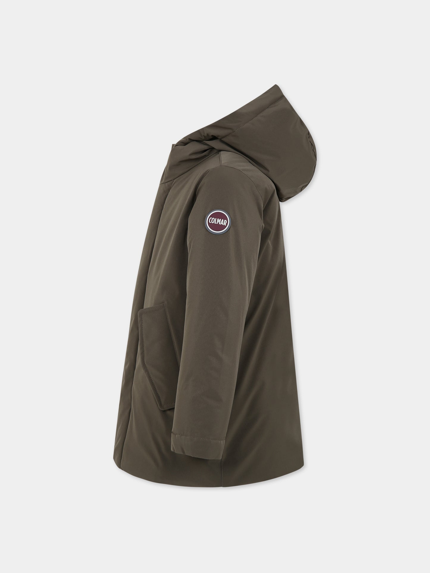 Parka verde per bambino con logo,Colmar Originals Kids,3420 4XV 559