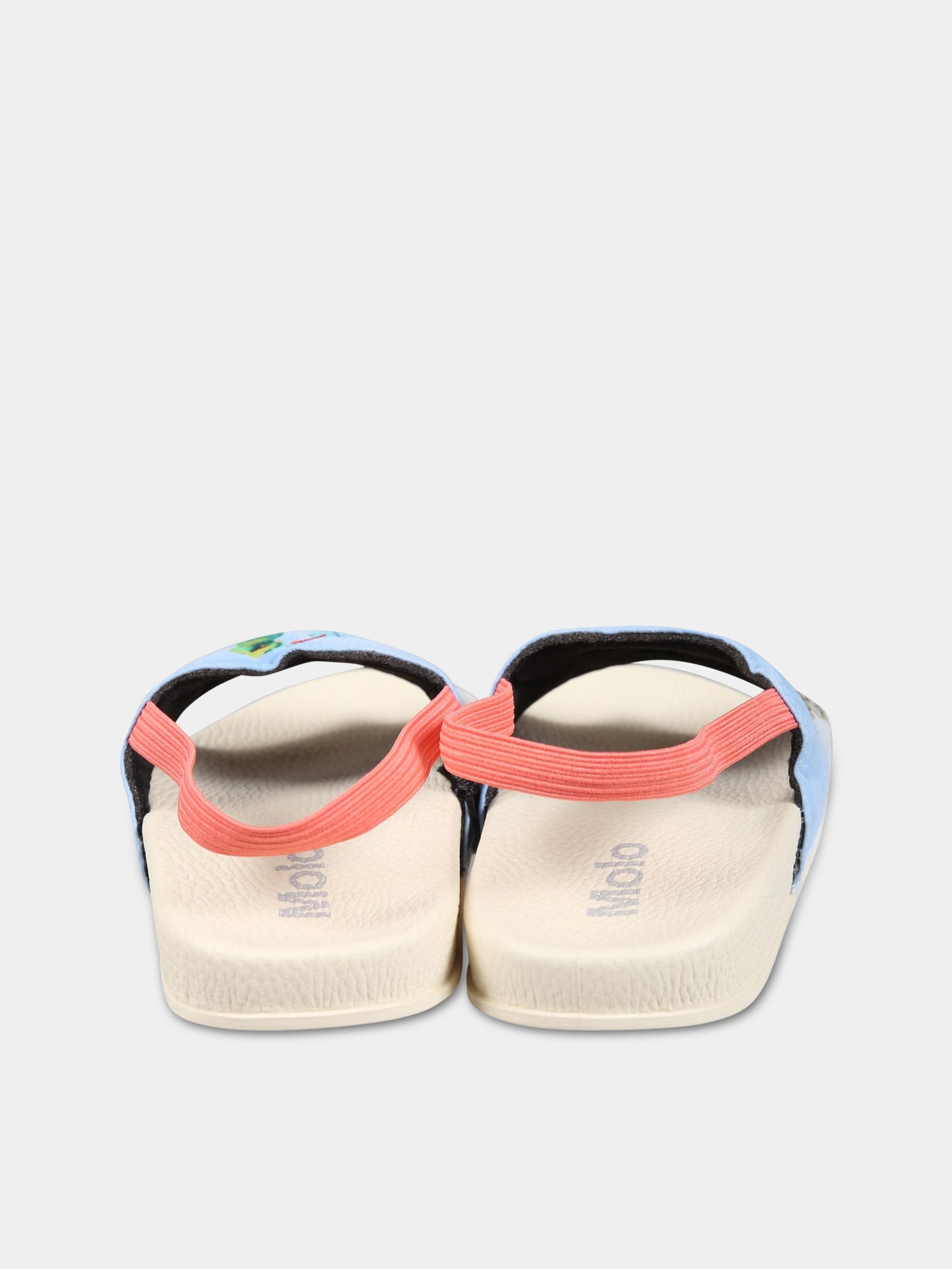 Sandali multicolor per bambina con stampa,Molo,7S23U202 7881-B