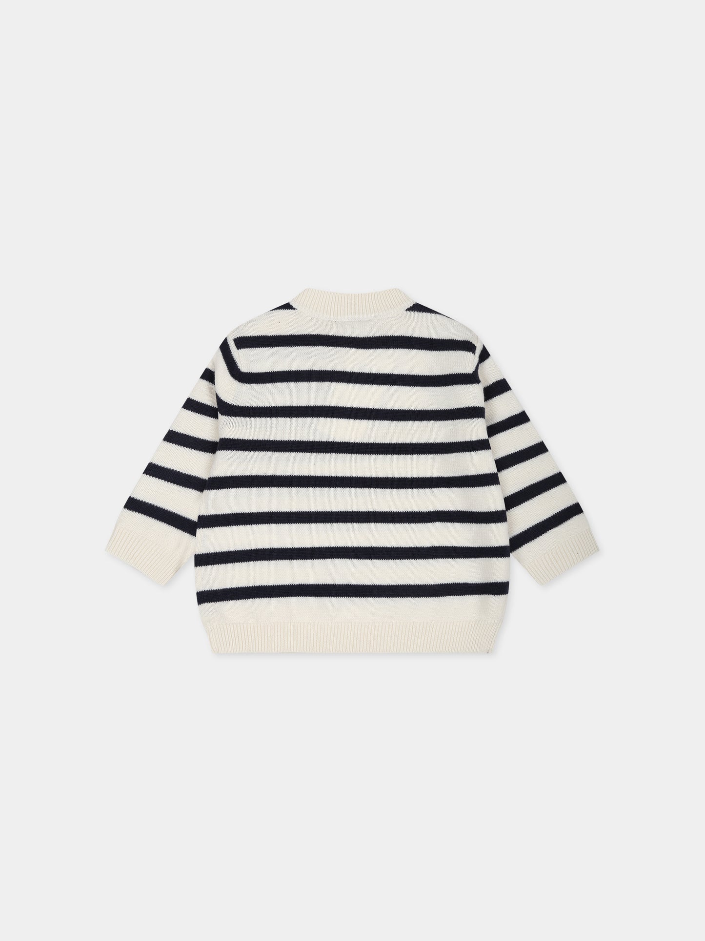 Dolcevita multicolor per neonato a righe,Petit Bateau,A08AB 03