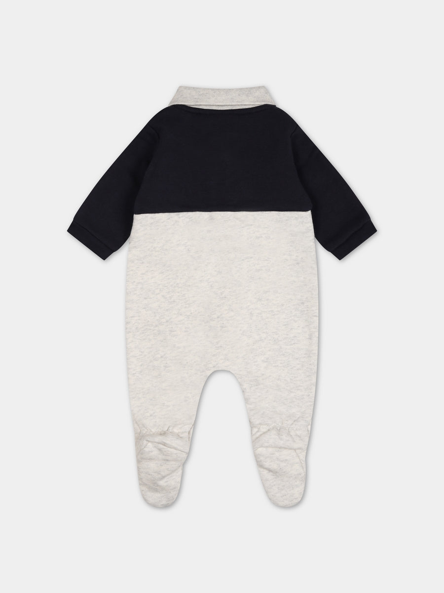 Tutina grigia per neonato con logo,Boss,J97211 GRIGIO CHIARO