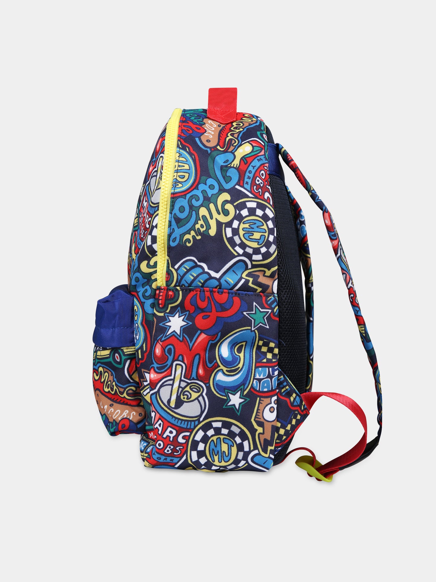 Zaino blu per bambino con logo,Little Marc Jacobs,W20090 MARINE