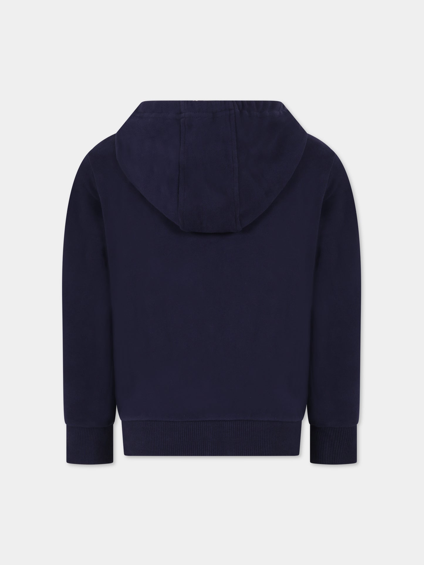 Felpa blu per bambino con logo,Timberland,T25U13 85T