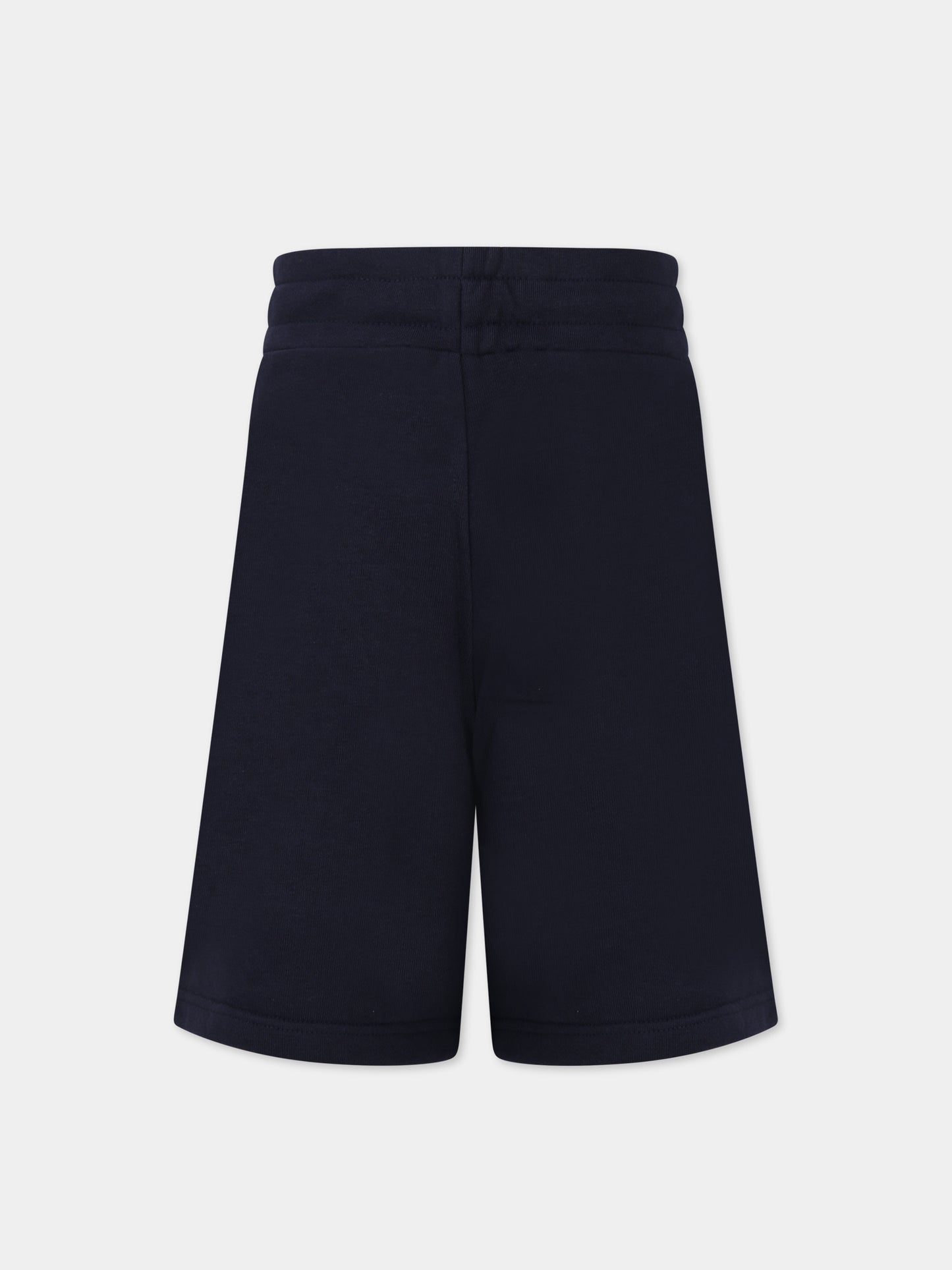 Shorts blu per bambino con logo,Boss,J24816 849