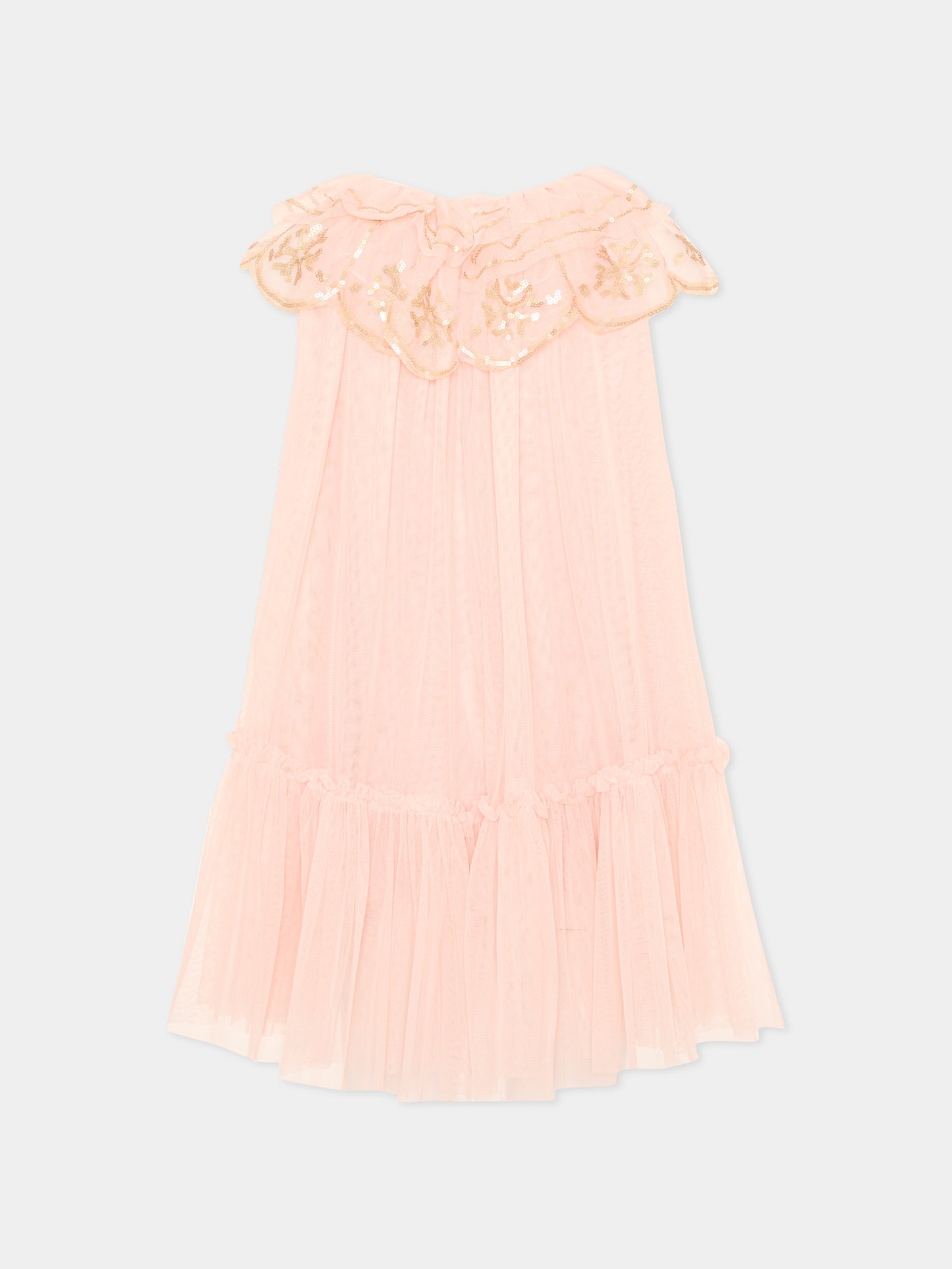 Abito elegante rosa Coline  per bambina