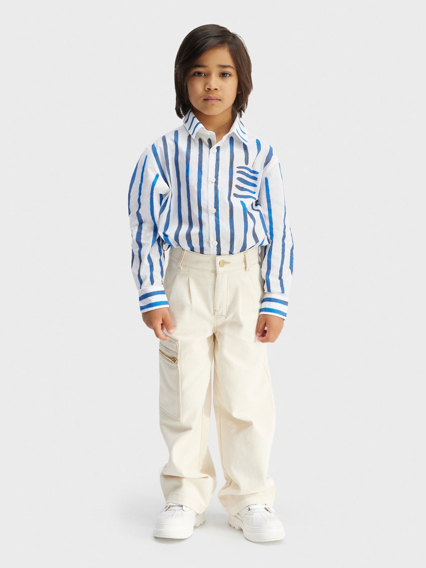 White 'La Chemise Peinture' shirt for boy