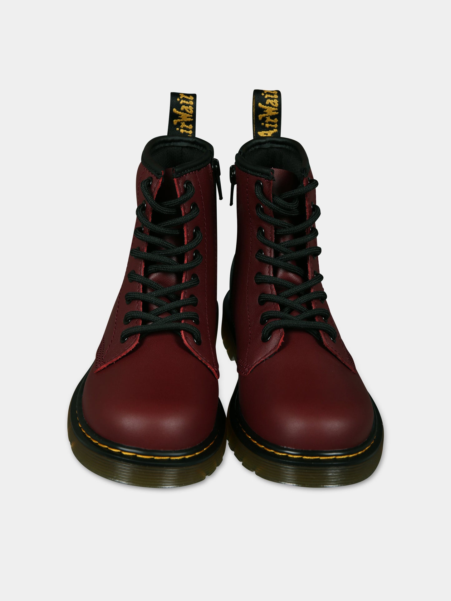 Bordeaux 1460 boots for girl with logo