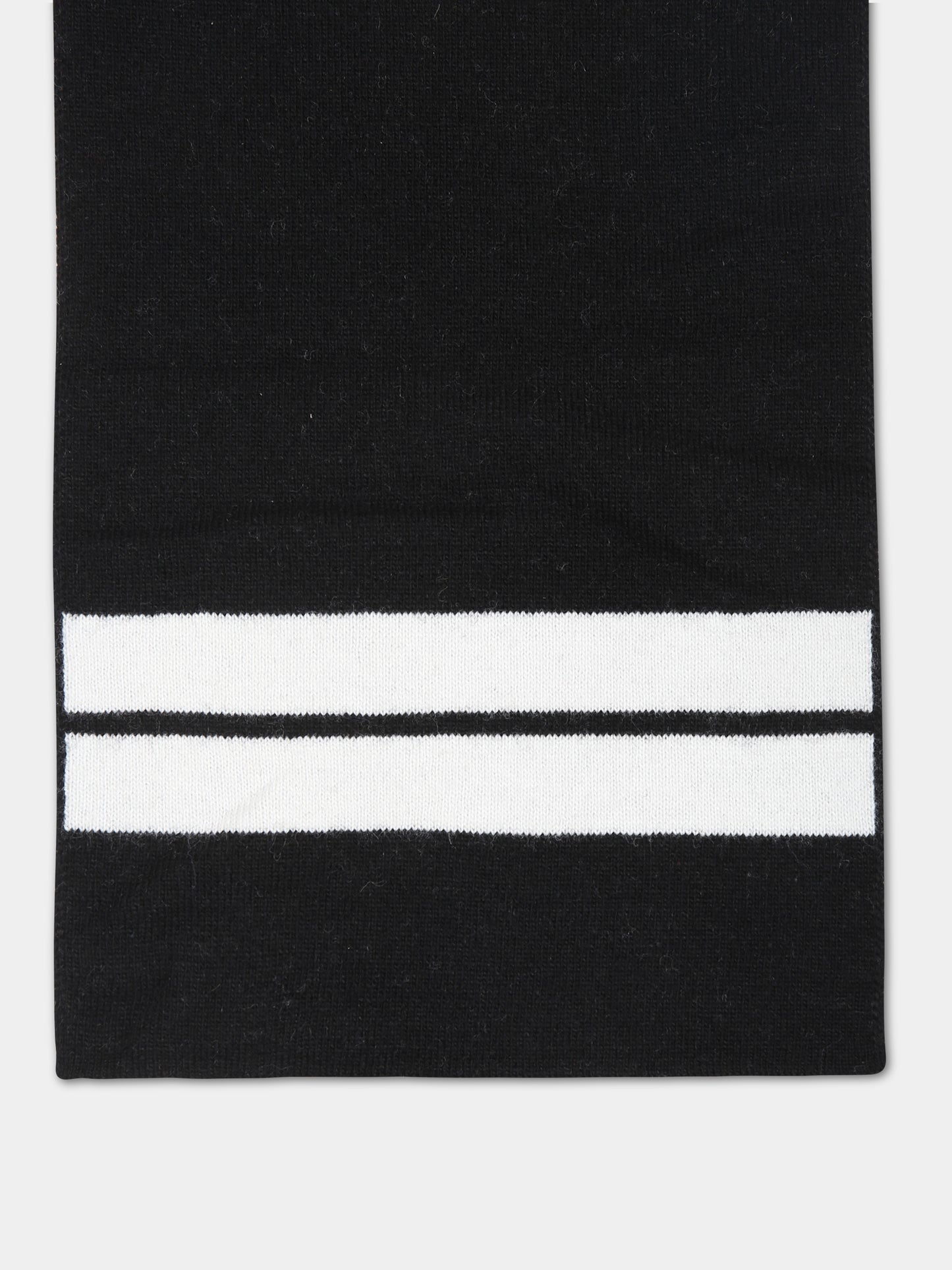 Black scarf for kids with logo