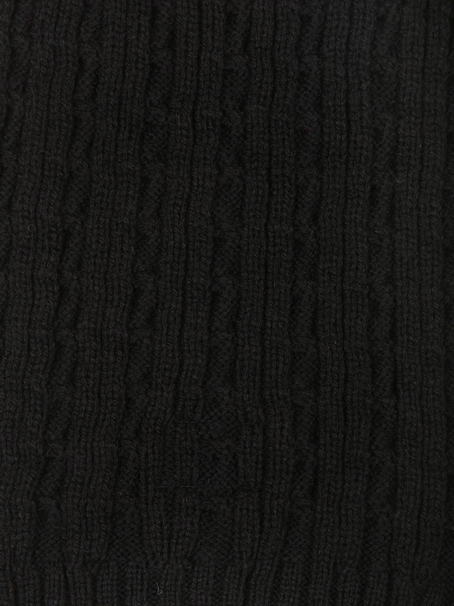 Black scarf for kids with logo