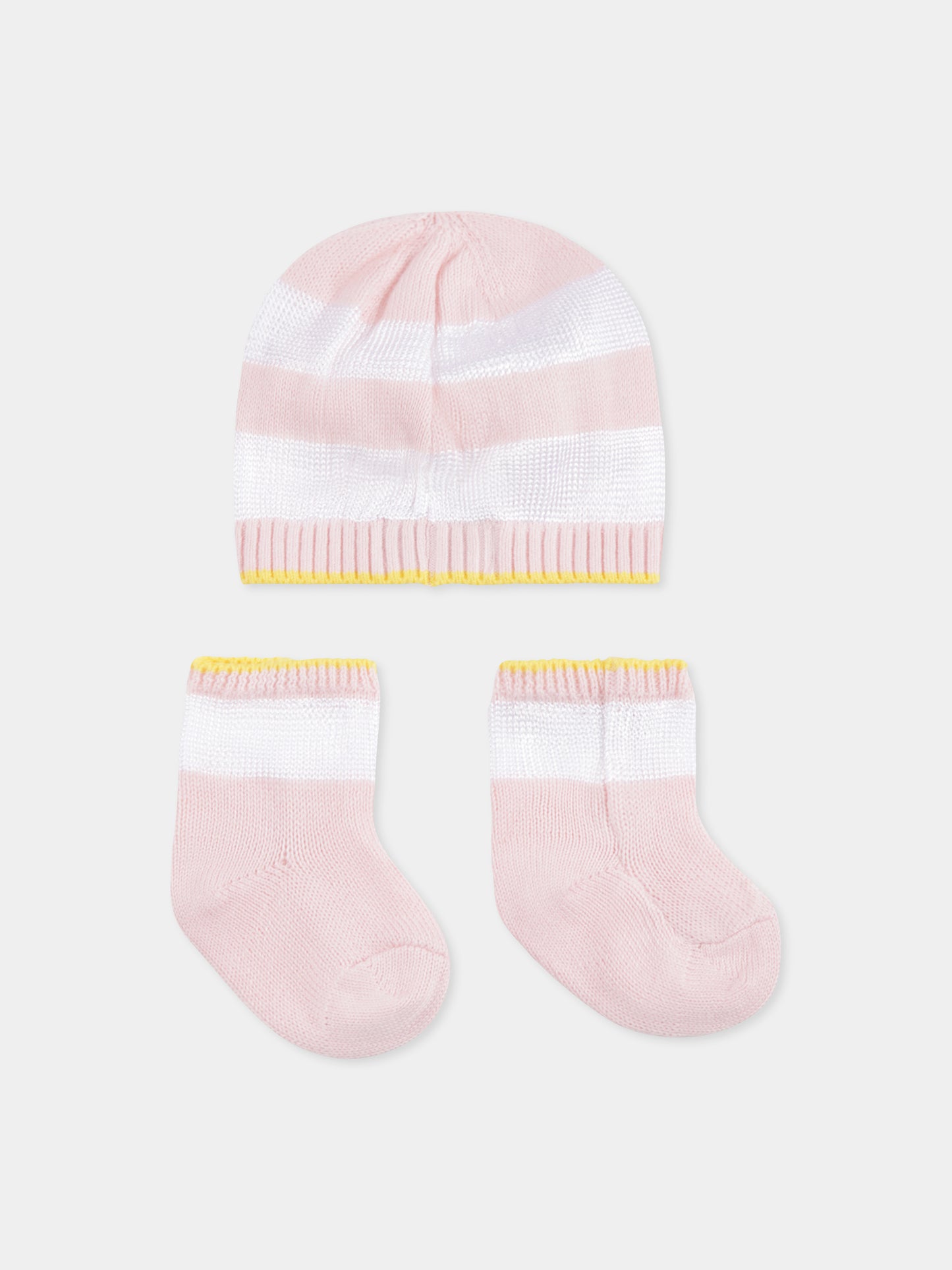 Pink accessory set for baby girl