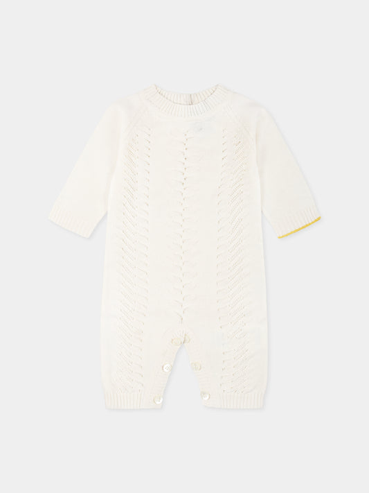 Tutina avorio per neonati,Gensami,TU01-B-TRE OFF WHITE