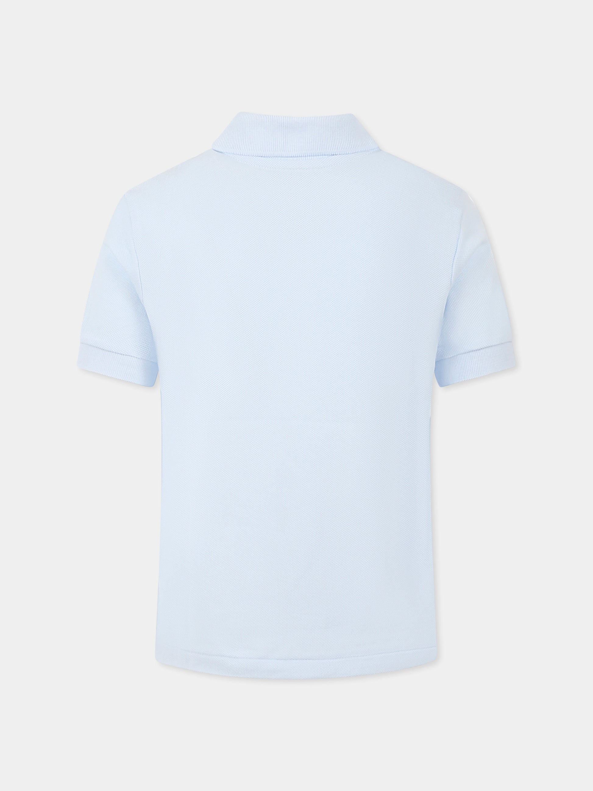 Polo celeste per bambini con coccodrillo,Lacoste,PJ2909 T01