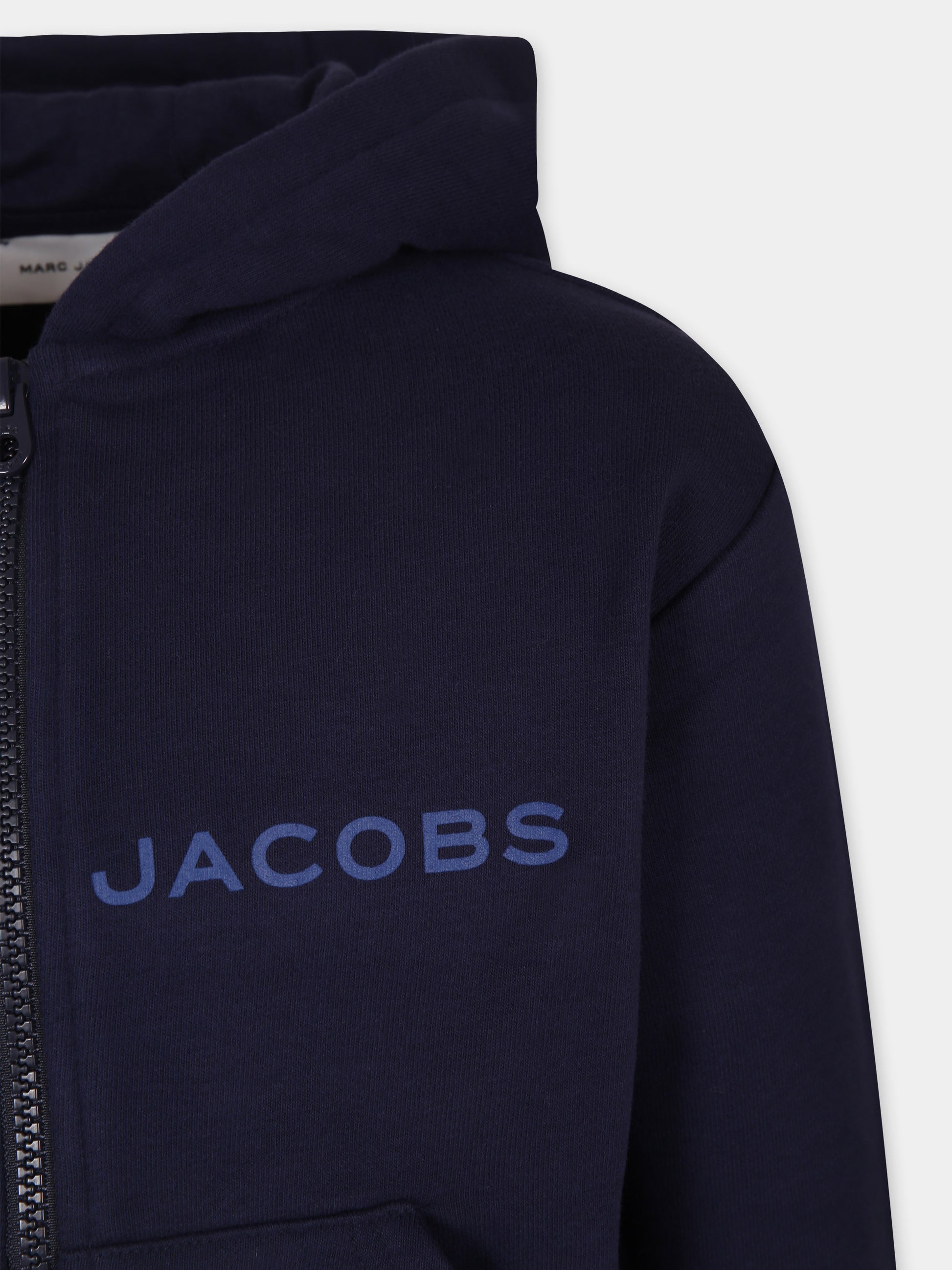 Felpa blu per bambino con logo,Marc Jacobs,W55010 85T