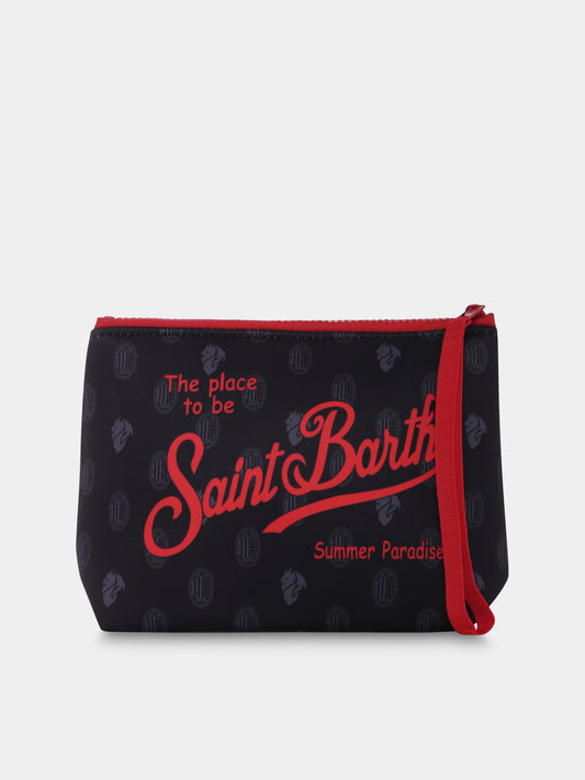 Pochette nera per bambino con logo Ac Milan,Mc2 Saint Barth,ALIN001 05468H
