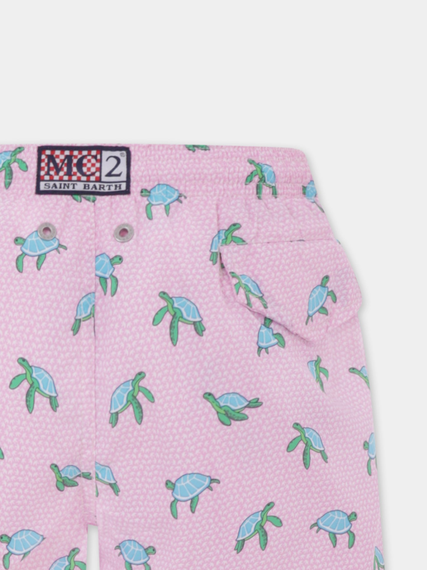 Boxer mare rosa per bambino con taratruga all over,Mc2 Saint Barth,JEA0004 01815H