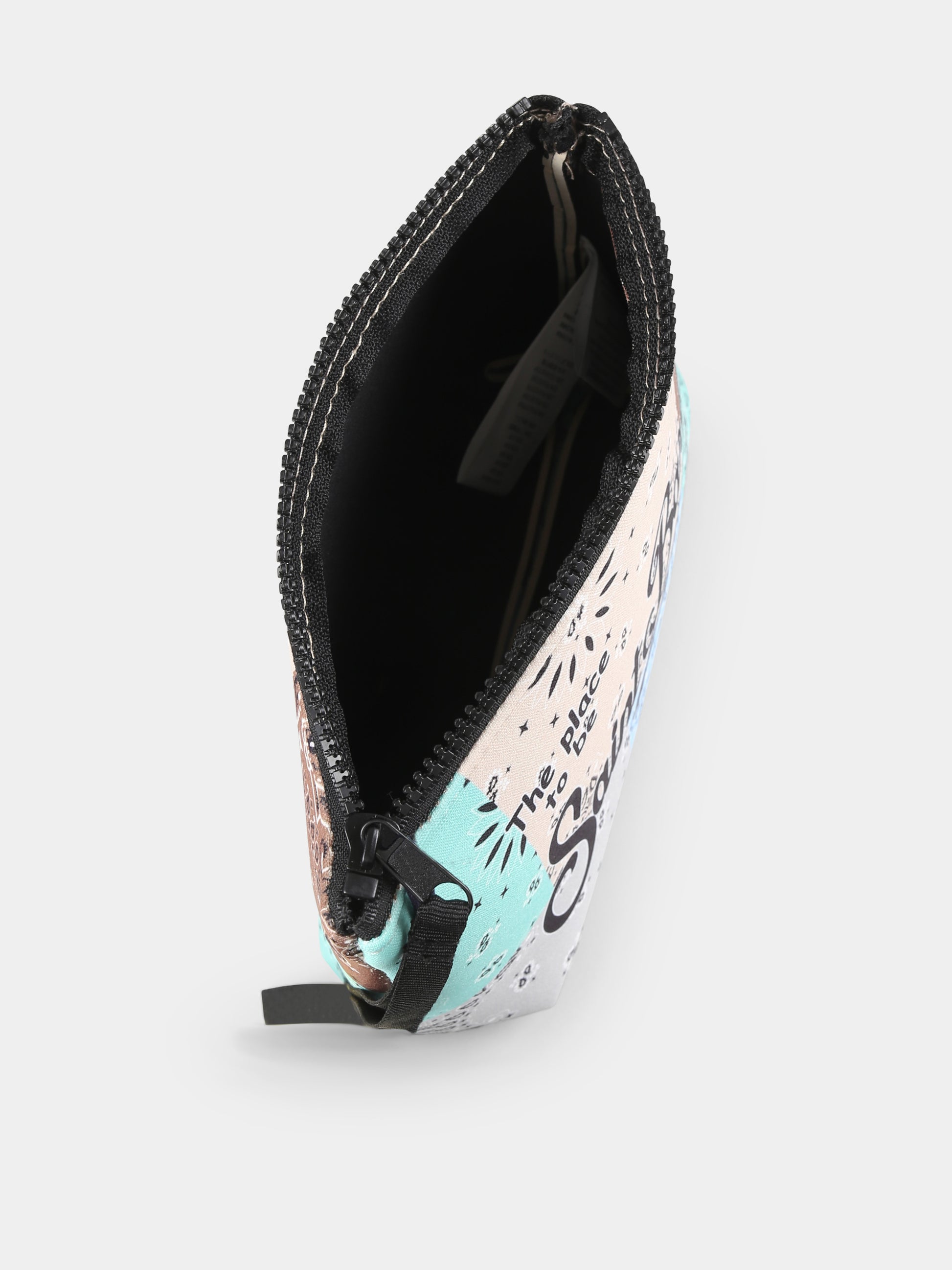 Pochette Aline multicolor per bambina con logo e stampa paisley,Mc2 Saint Barth,ALIN001 01230H