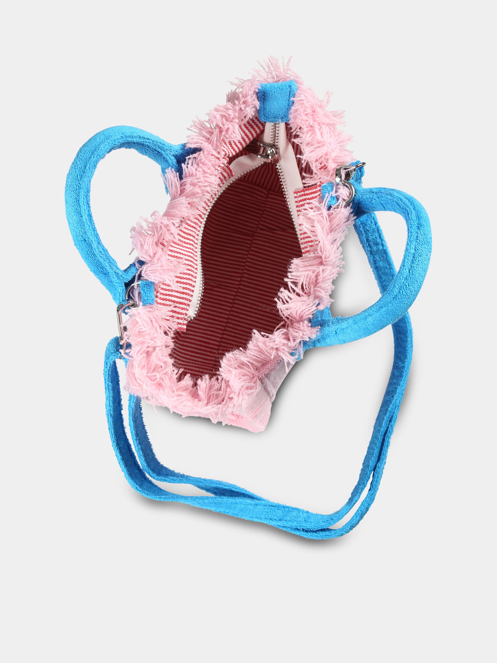 Borsa Vanity Mini rosa per bambina con logo,Mc2 Saint Barth,VAMI003 04235H