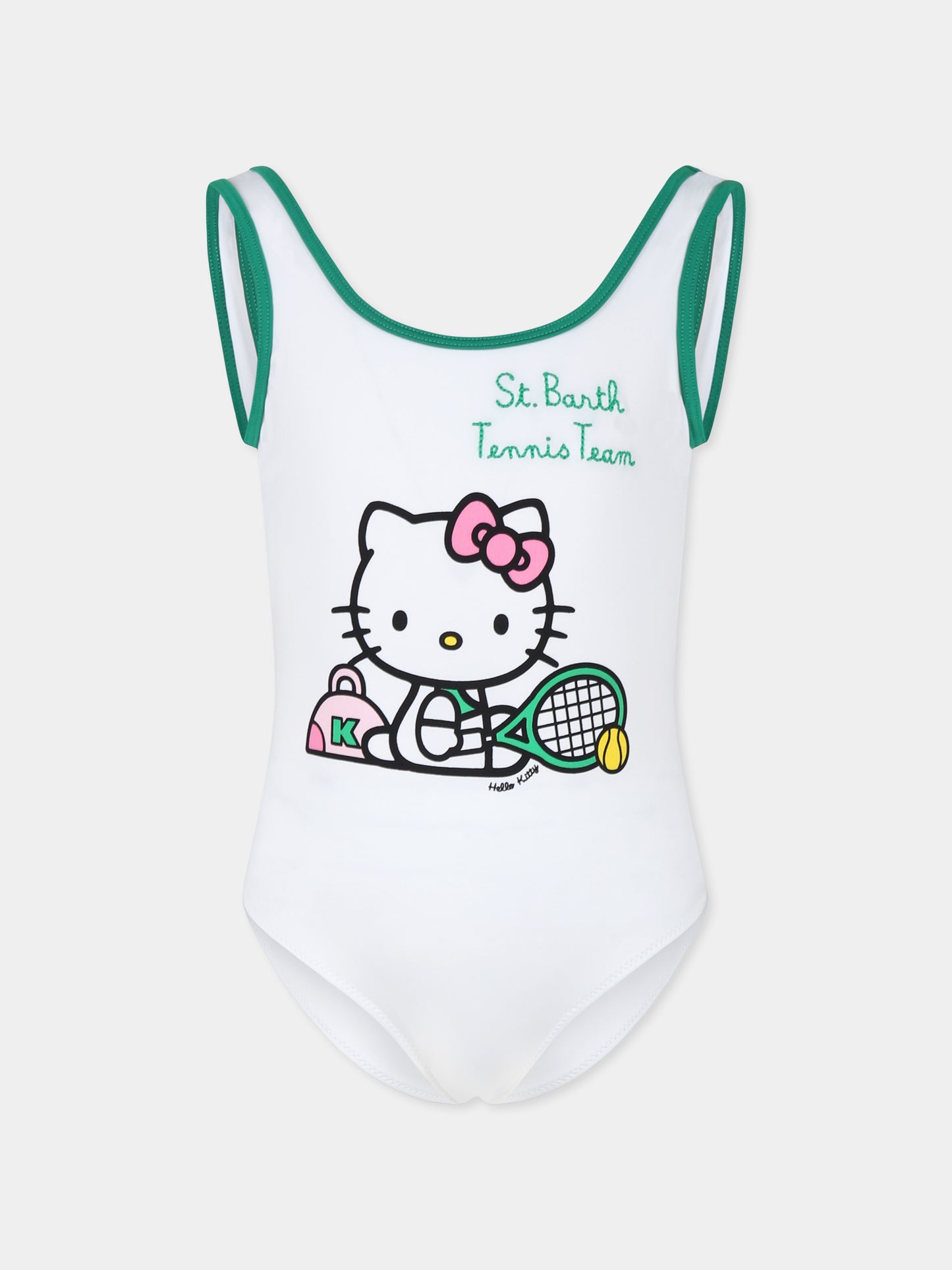 Costume intero bianco per bambina con Hello Kitty,Mc2 Saint Barth,CARA003 00085H