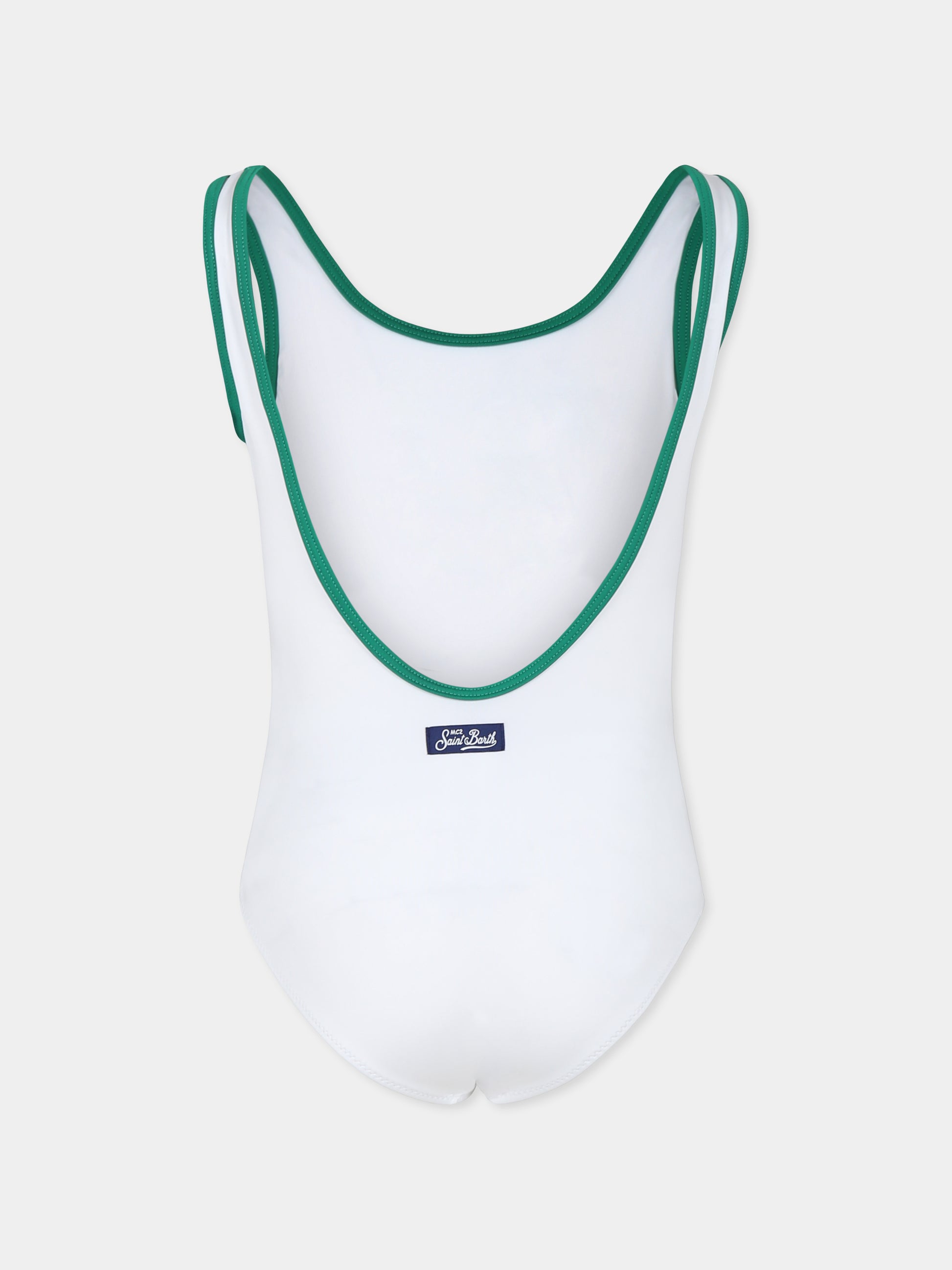 Costume intero bianco per bambina con Hello Kitty,Mc2 Saint Barth,CARA003 00085H