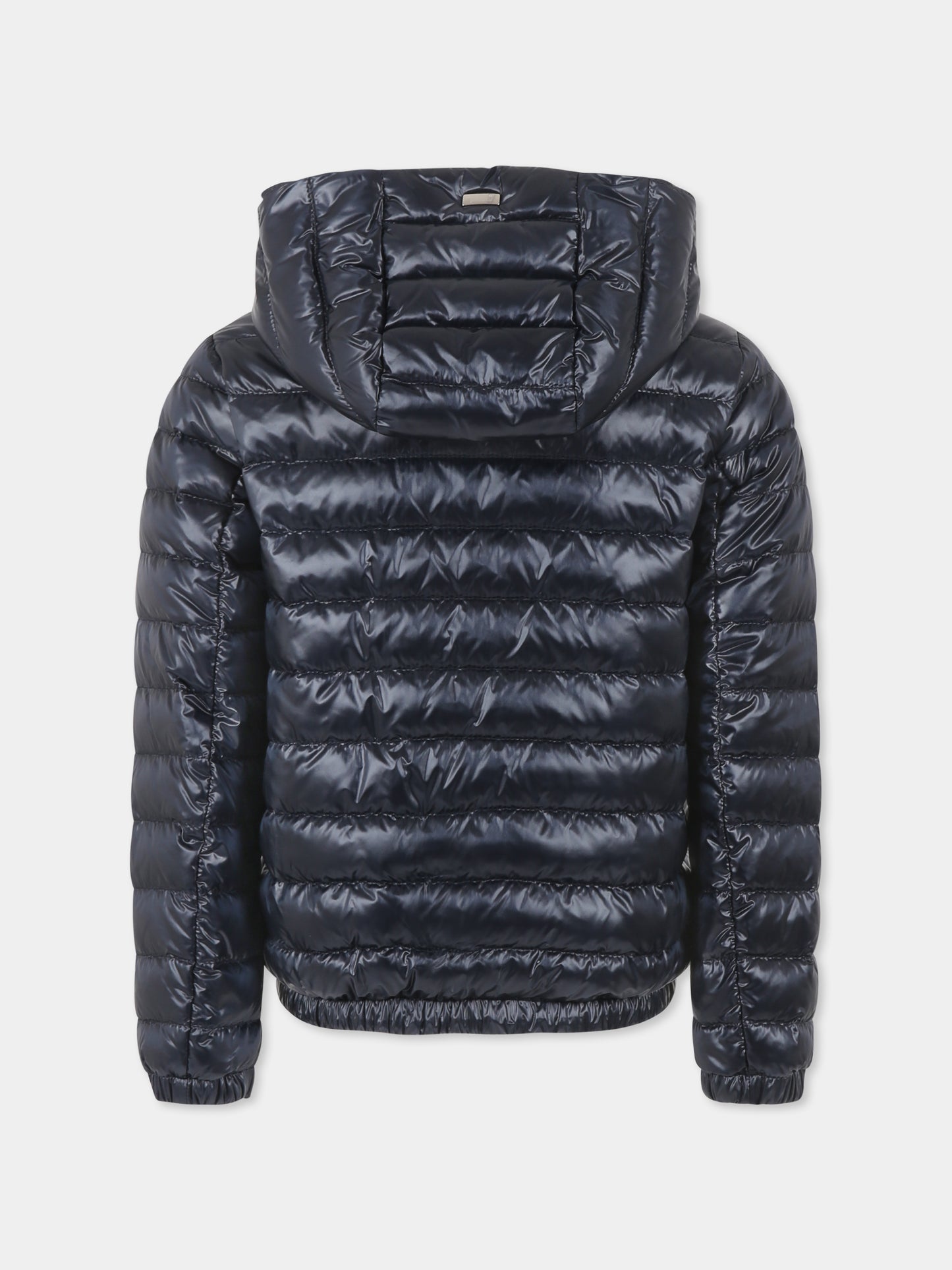 Piumino blu per bambini con logo,Herno Kids,PI000031X 12017Z 9200