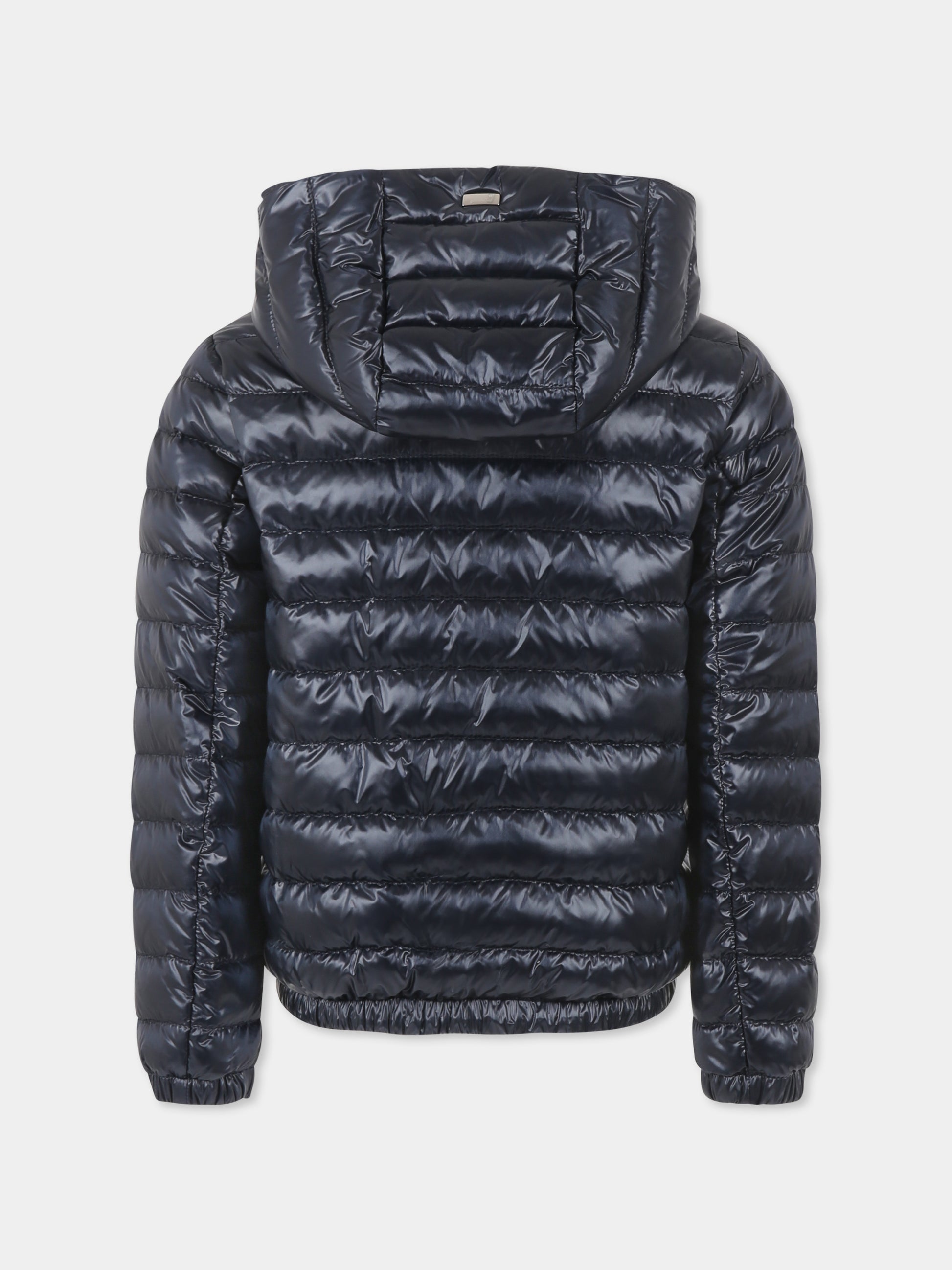 Piumino blu per bambini con logo,Herno Kids,PI000031X 12017Z 9200