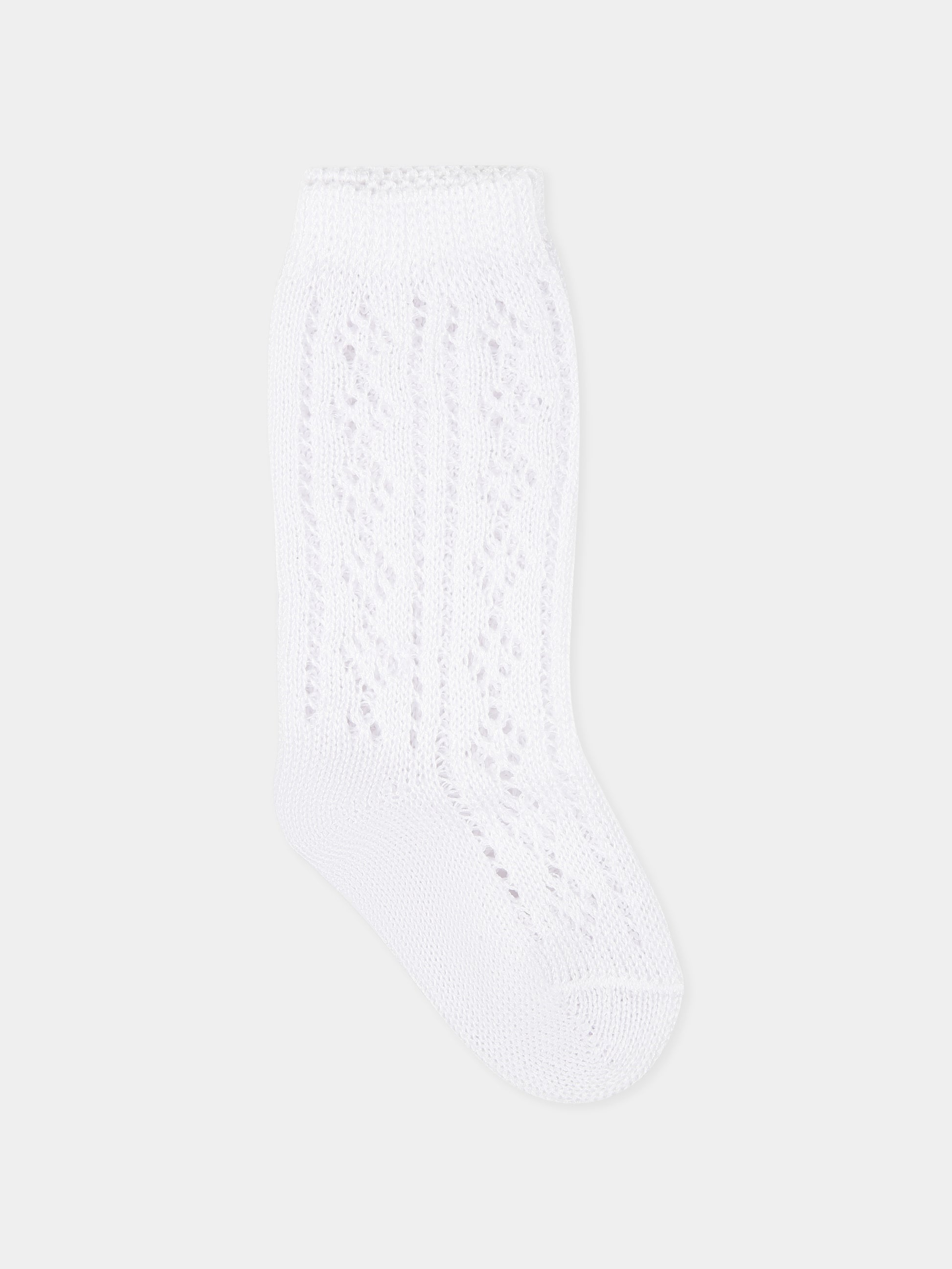 Calzini bianchi per neonati,Nanán,CON031B