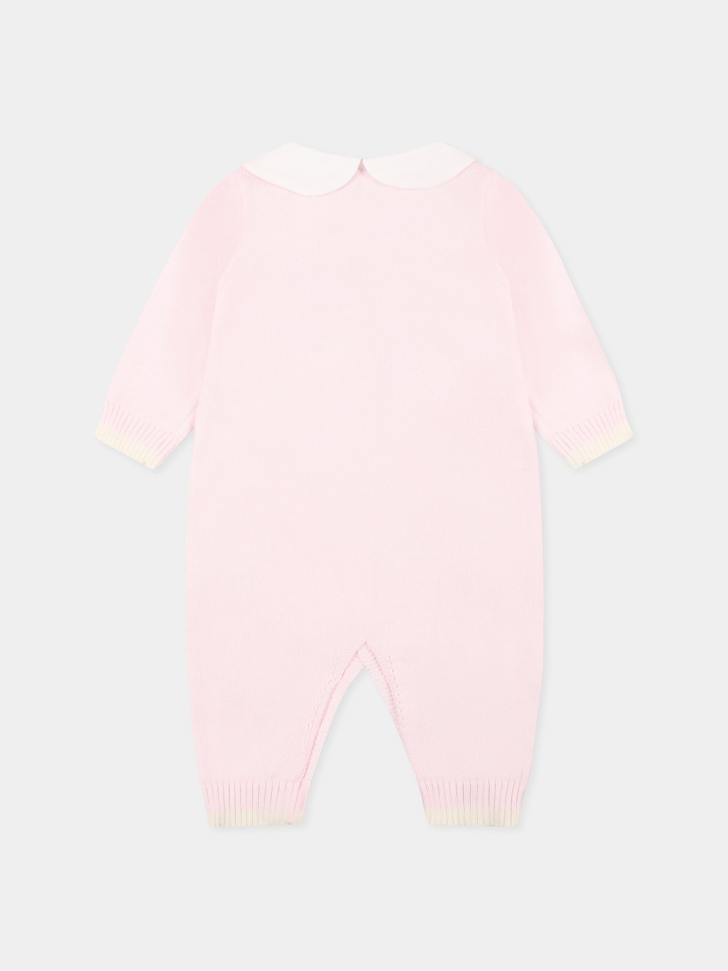 Tutina rosa per neonata con api e logo,Nanán,E25002R