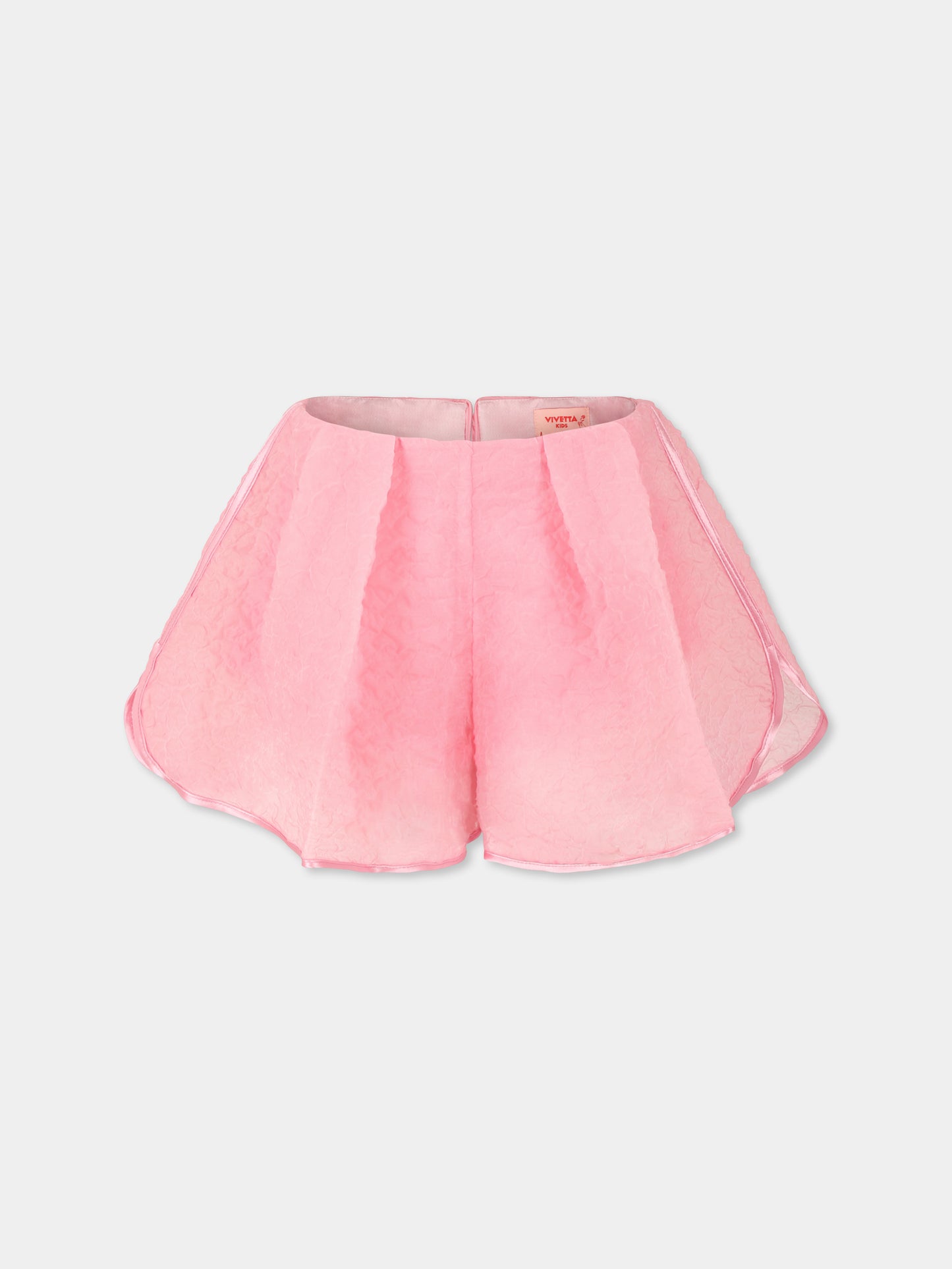 Shorts rosa per bambina,Vivetta Kids,VE2553