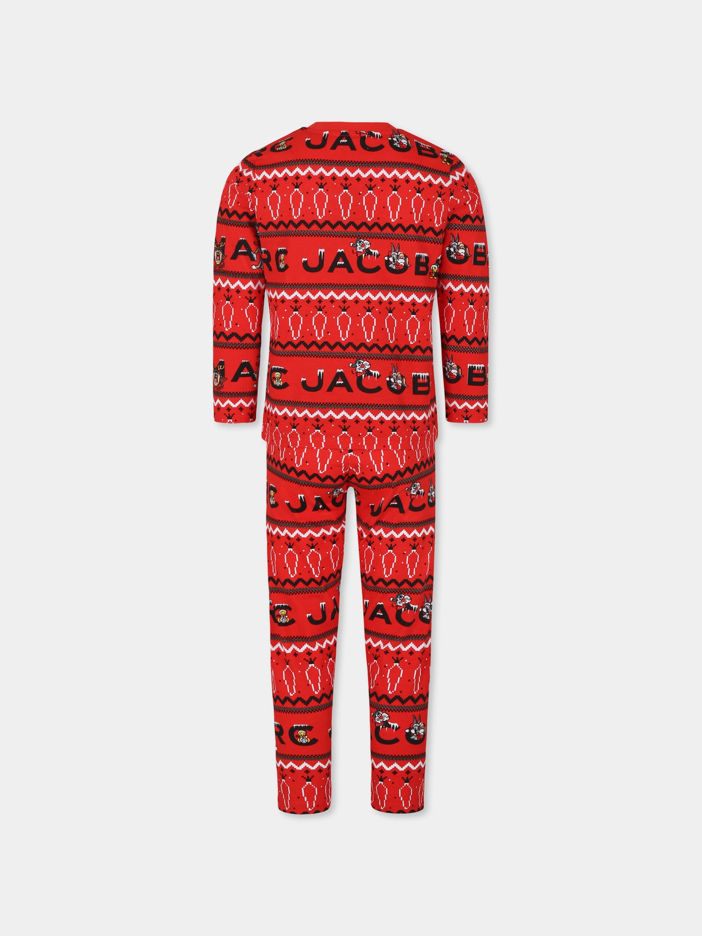 Pigiama rosso per bambina con Looney Tunes,Marc Jacobs,W17010 997