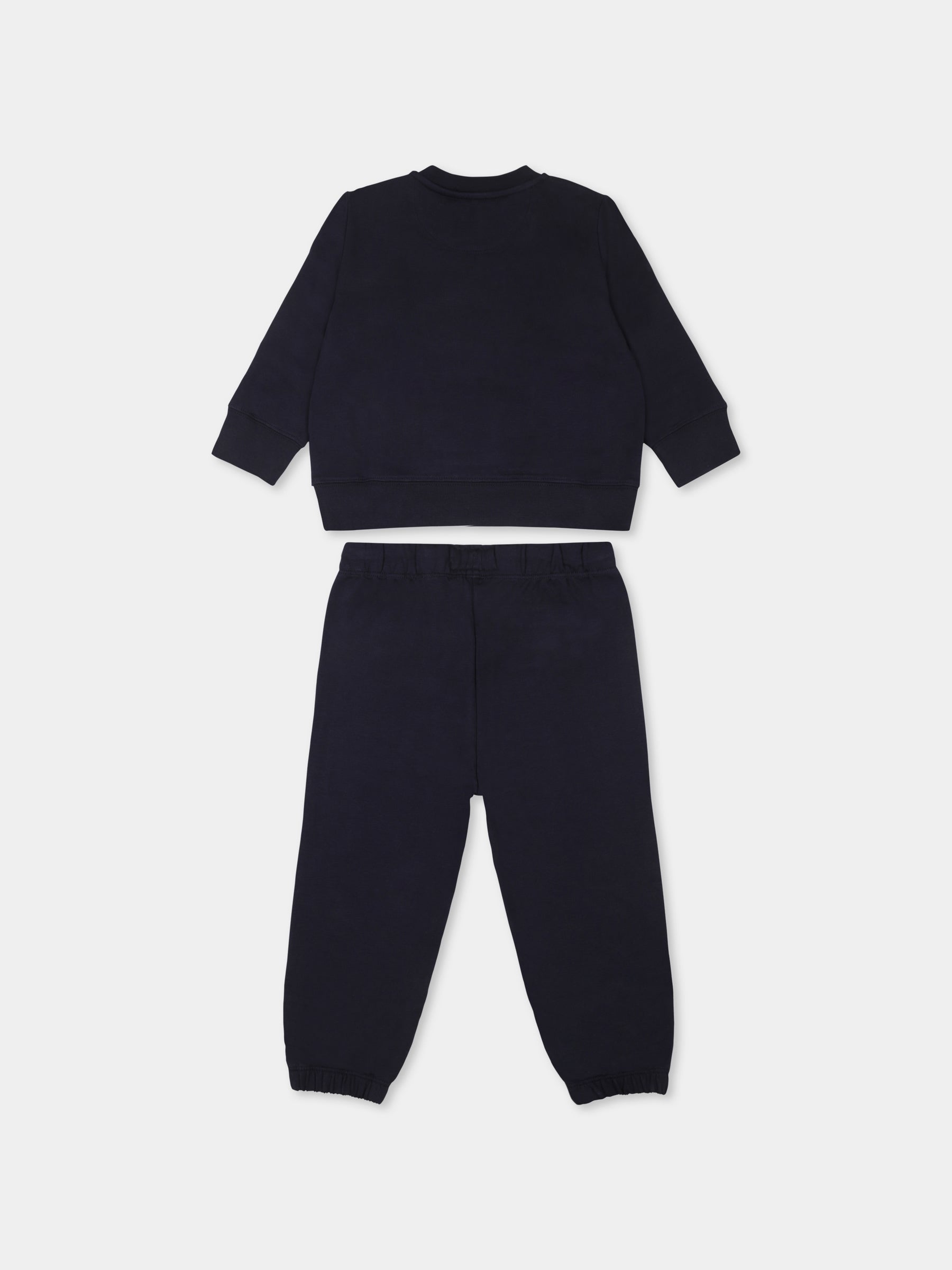Completo blu per neonato con logo,Calvin Klein Kids,IN0IN00017 CHW