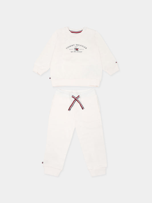 Ivory suit for baby boy