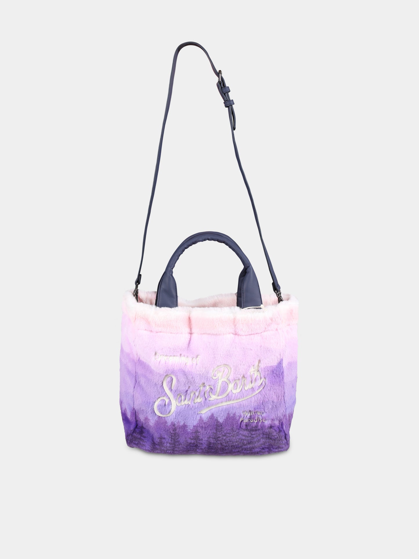 Borsa viola Colette per bambina con logo,Mc2 Saint Barth,COL0016 00100E