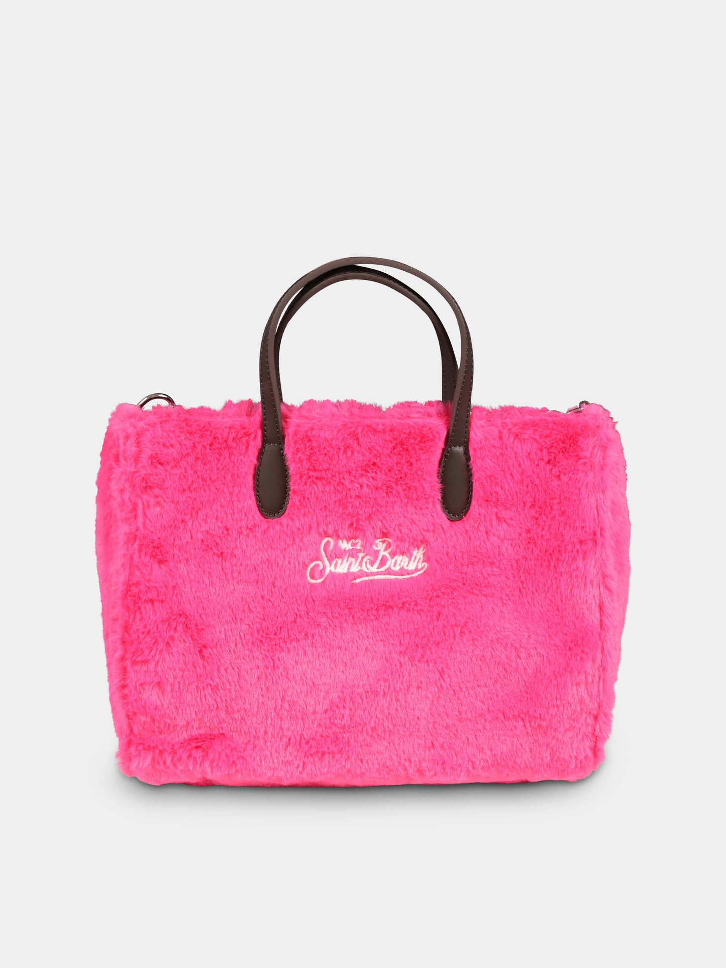 Borsa fucsia Vivian per bambina con logo,Mc2 Saint Barth,VIV0002 01072C