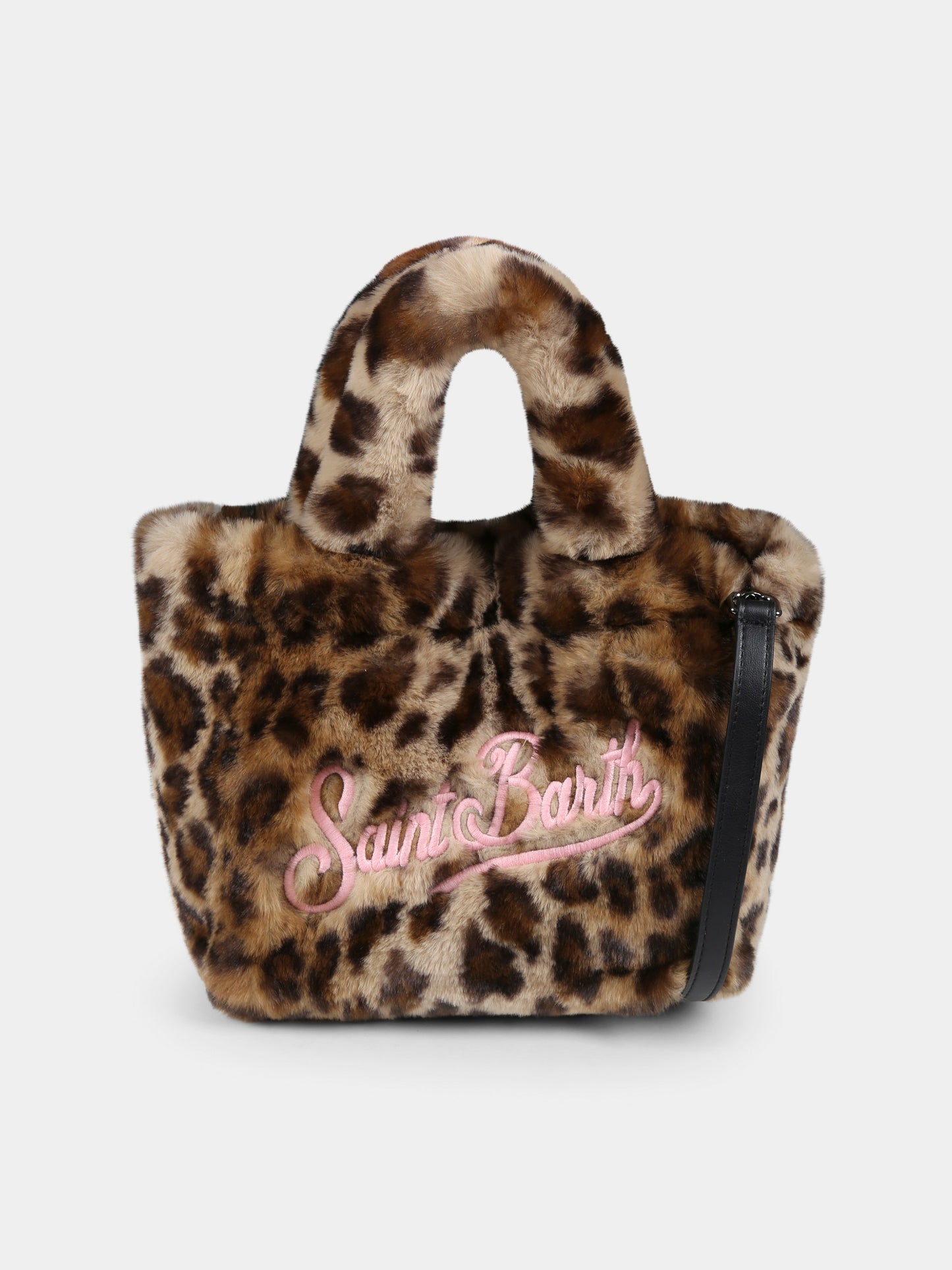 Borsa marrone Vanity Mini per bambina con logo,Mc2 Saint Barth,VAMI012 01693G