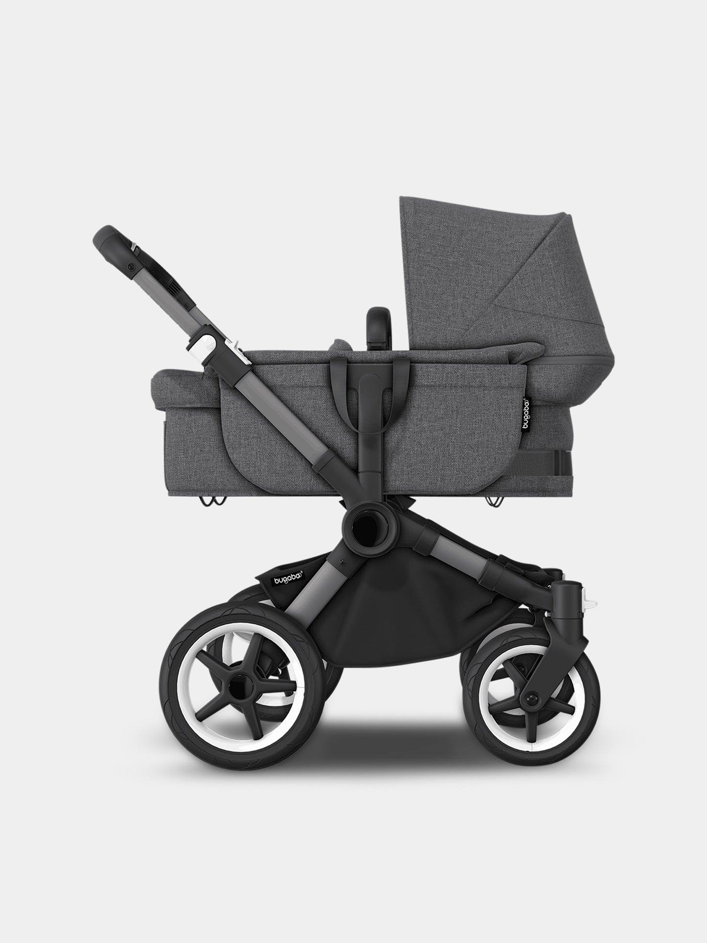 Passeggino Donkey 5 Mono completo Graphite/Grey per neonati