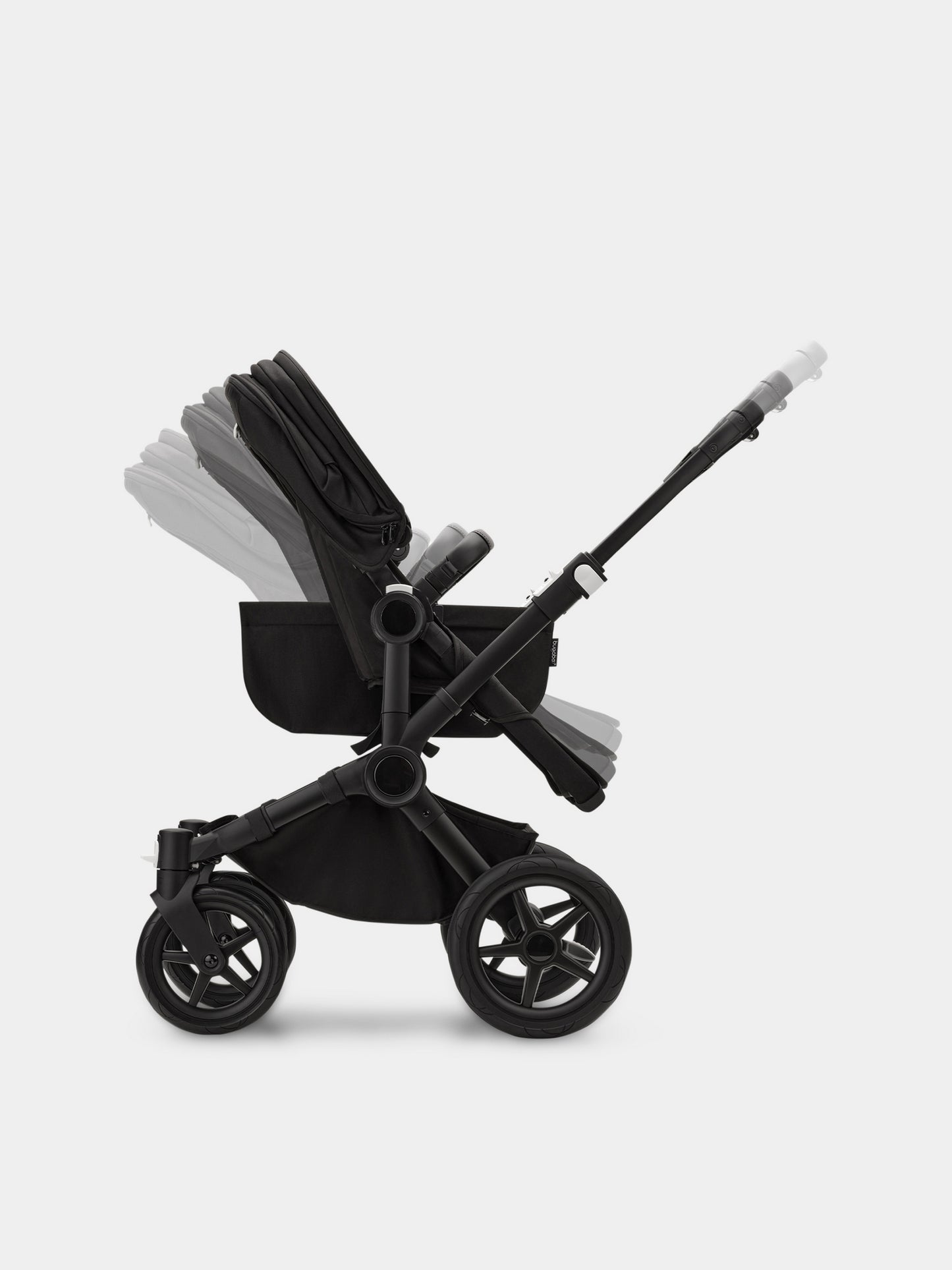 Passeggino Donkey 5 Mono completo Black/Midnight per neonati