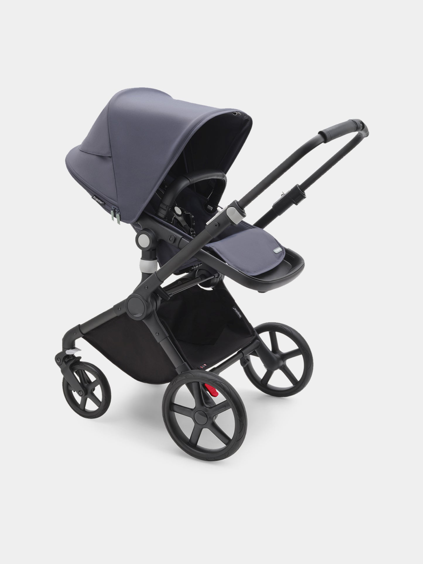 Passeggino Fox Cub completo Black/Stormy blue per neonati