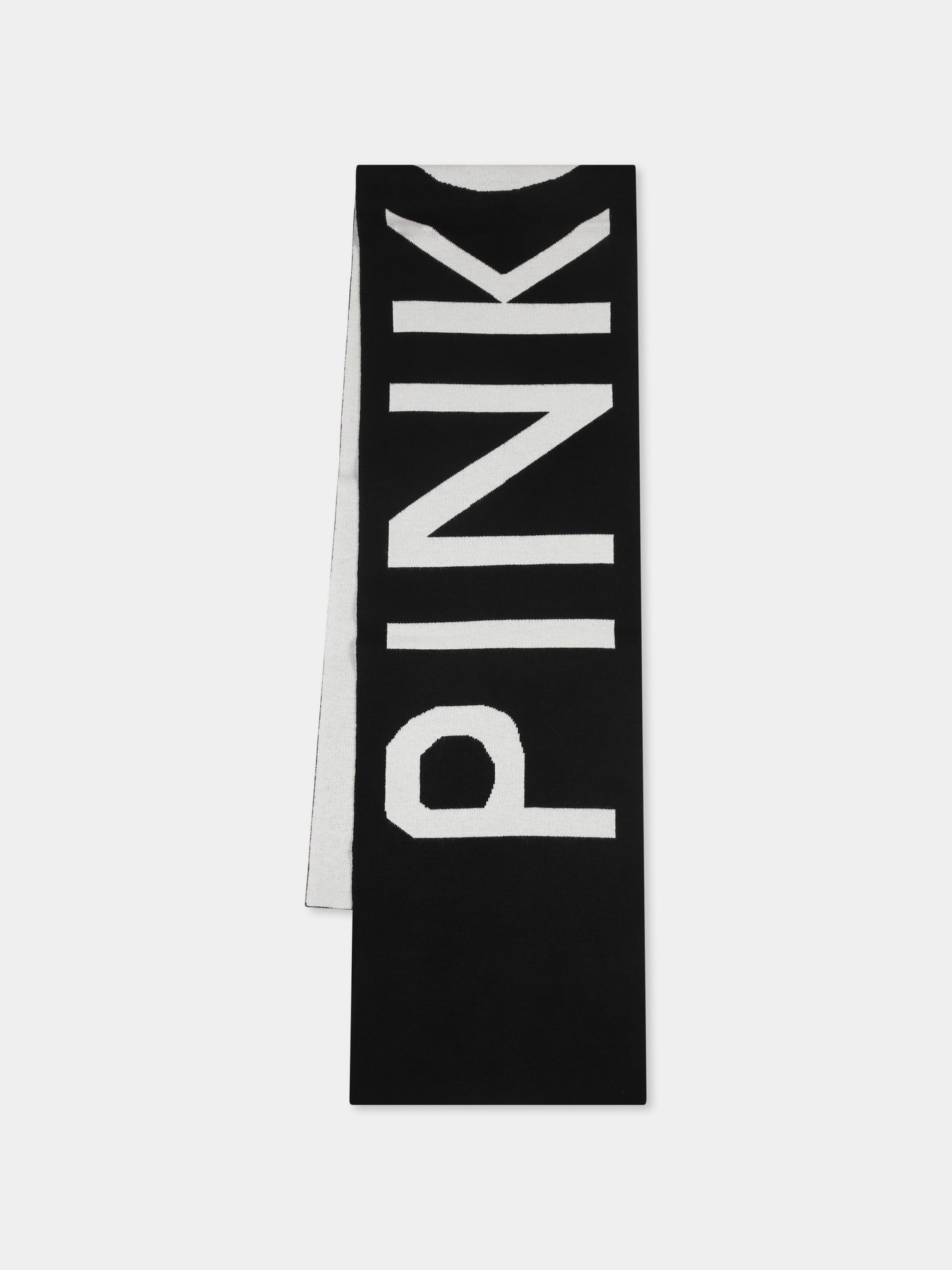 Sciarpa nera per bambina con logo,Pinko,F4PIJGSC098 110