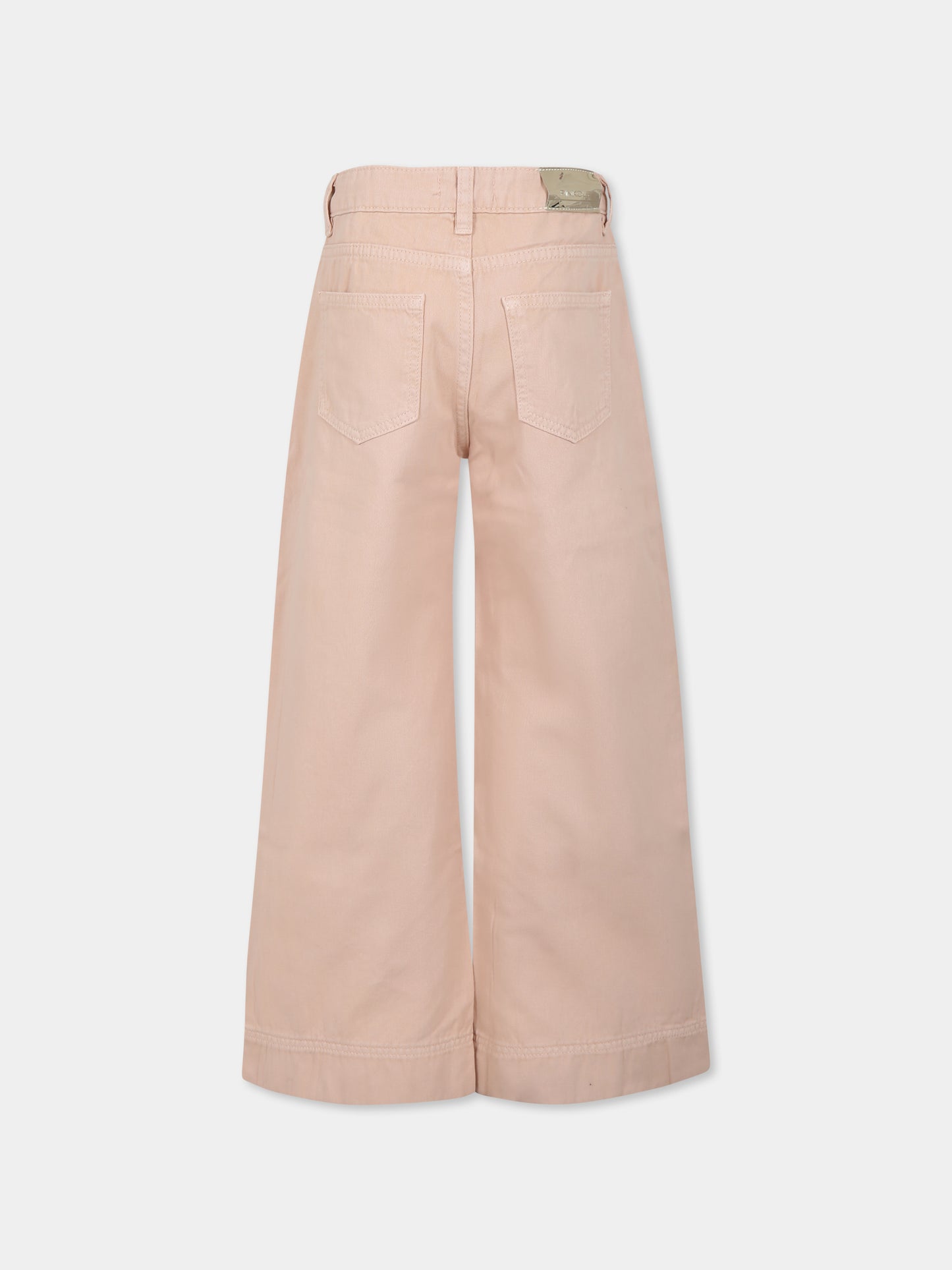 Pantaloni rosa per bambina con logo,Pinko,F4PIJGDP113 261