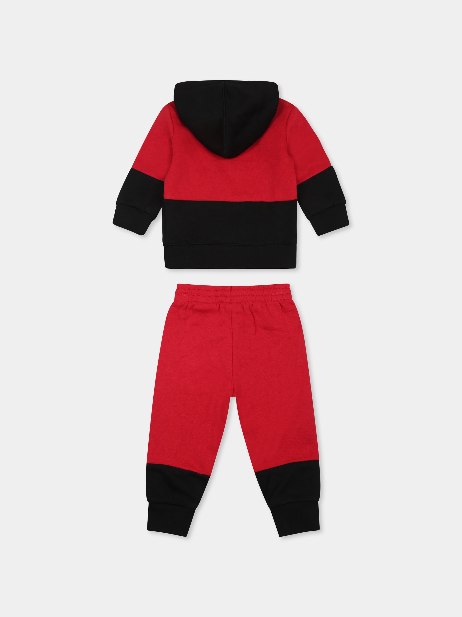 Completo rosso per neonato con Jumpman e logo,Jordan,65C054 R78