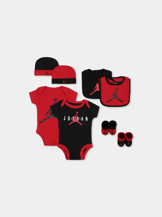 Set body multicolor per neonato con jumpman,Jordan,NJ0400 R78